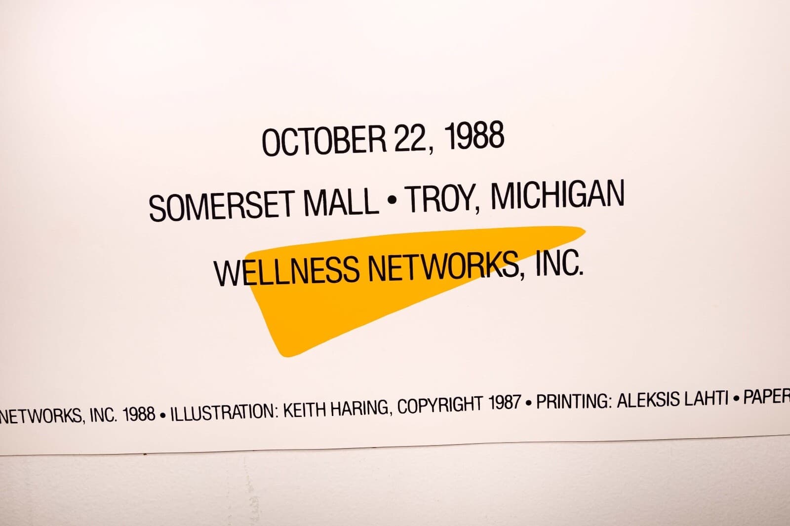 Keith Haring Art Attack on Aids Contemporary Urban Art Lithographic Poster 1988 - Thumbnail 7