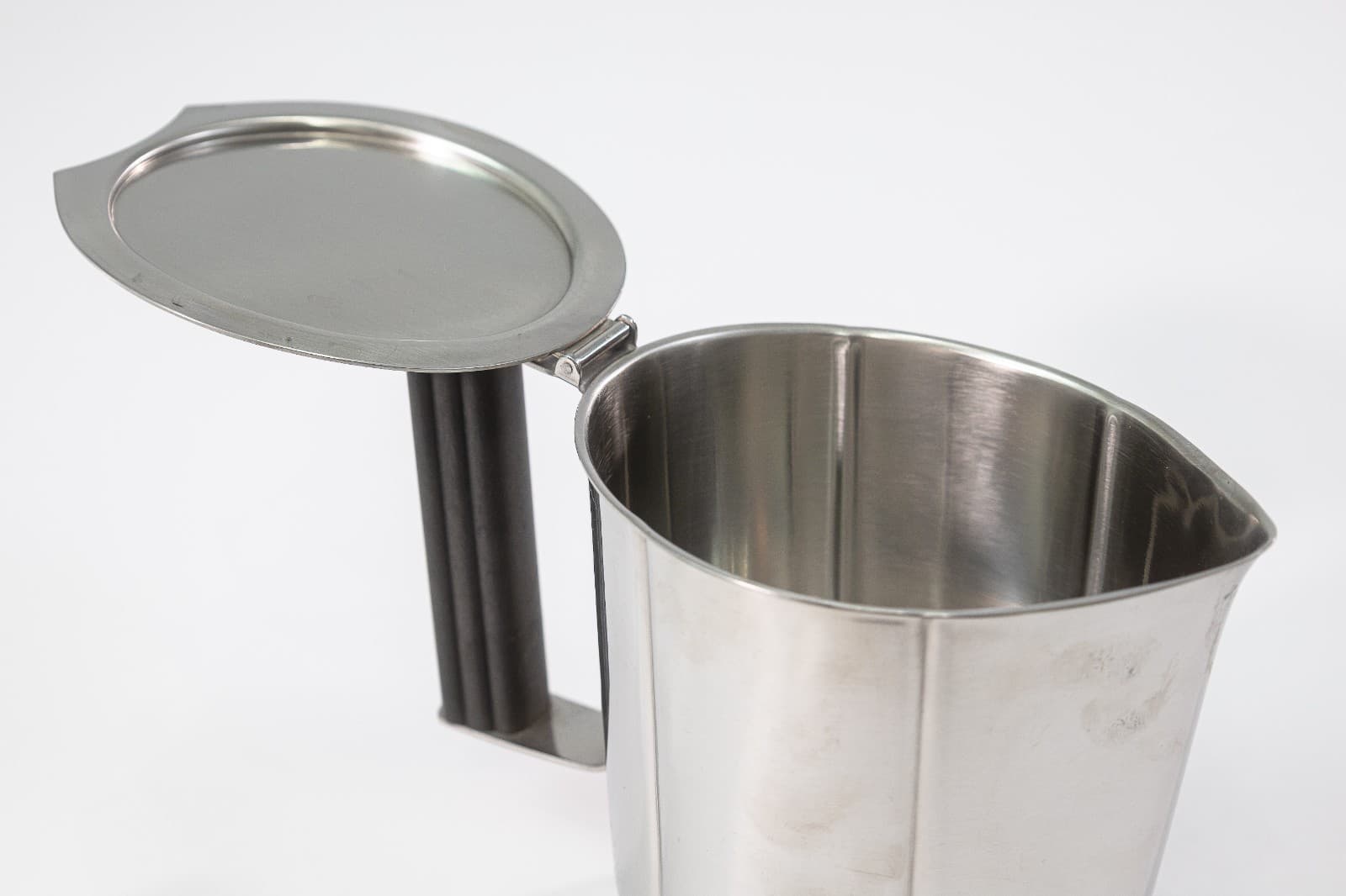 Georg Jensen Serving Set Knife / Forks + Gense Pair of Teapots Stainless Denmark - Thumbnail 4