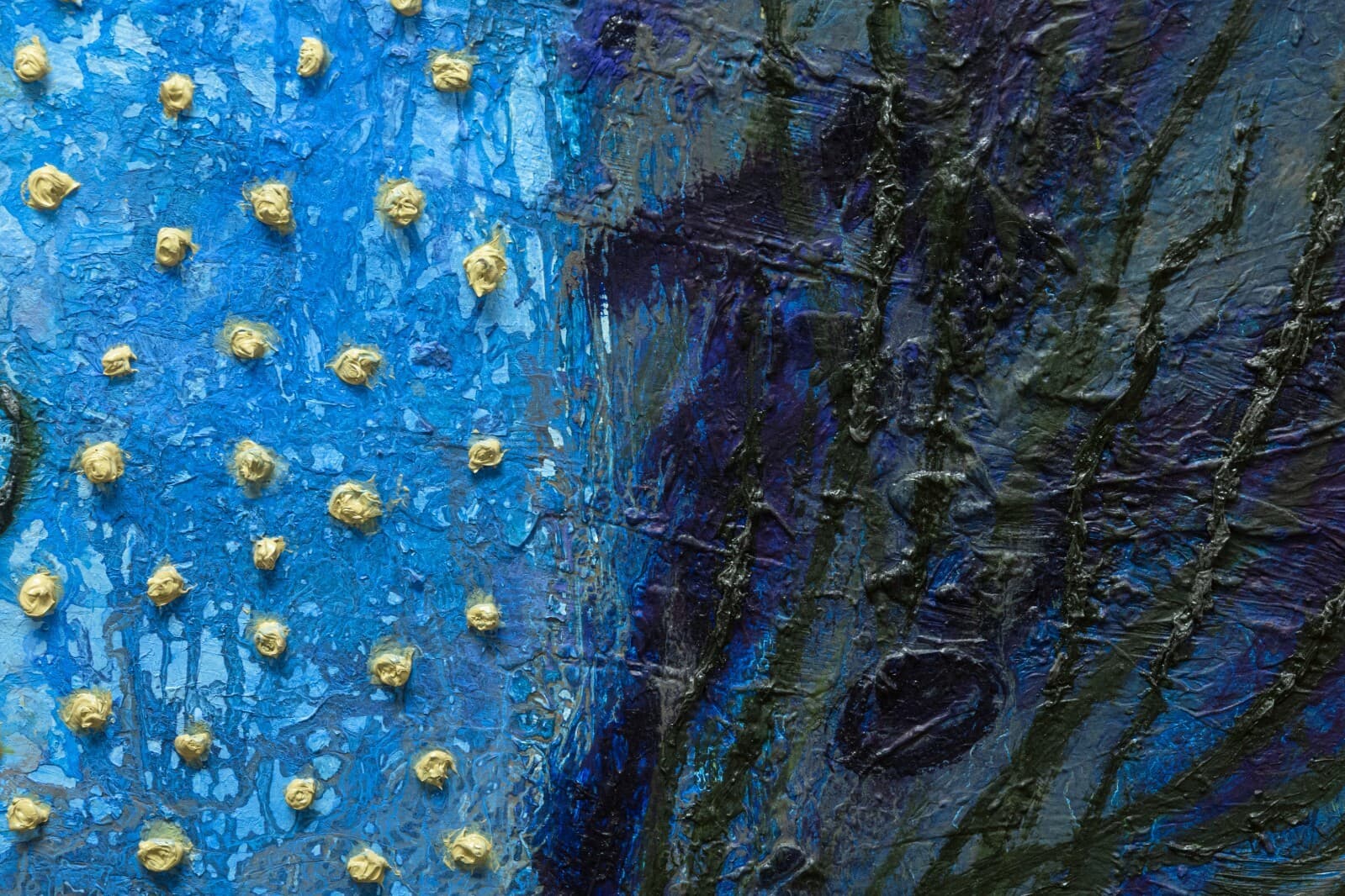 Paul VerBurg Ageless Signed Contemporary Abstract Oil Painting on Canvas Framed - Thumbnail 6
