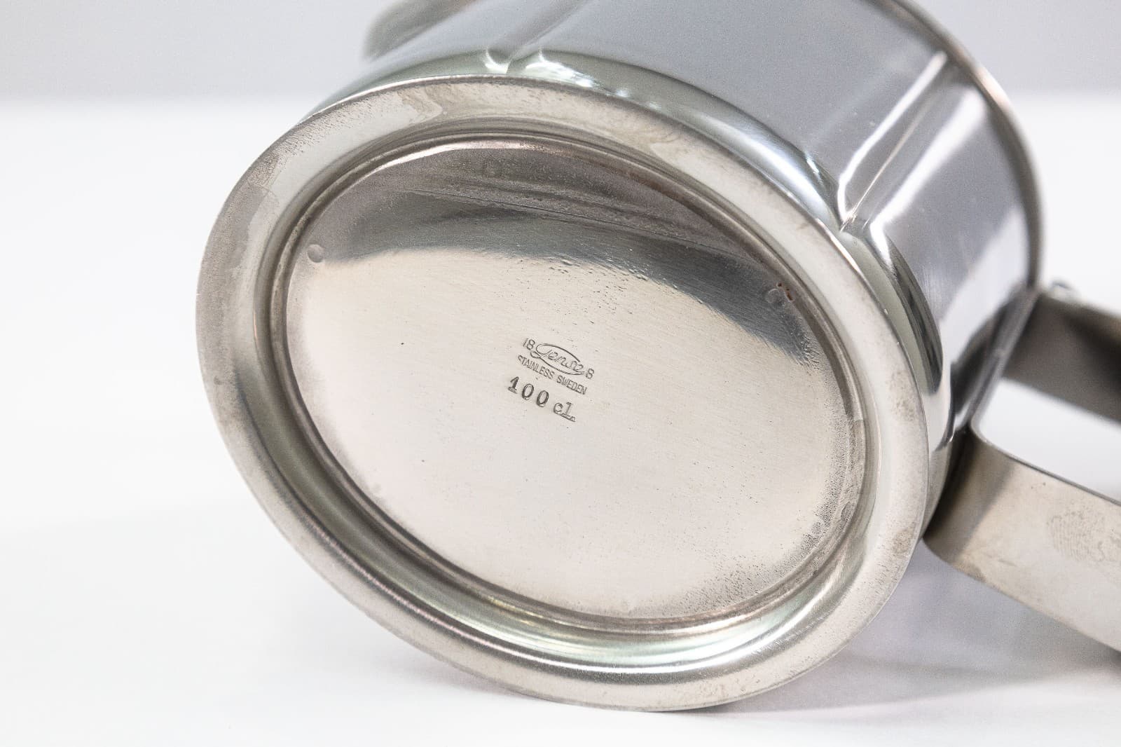 Georg Jensen Serving Set Knife / Forks + Gense Pair of Teapots Stainless Denmark - Thumbnail 5