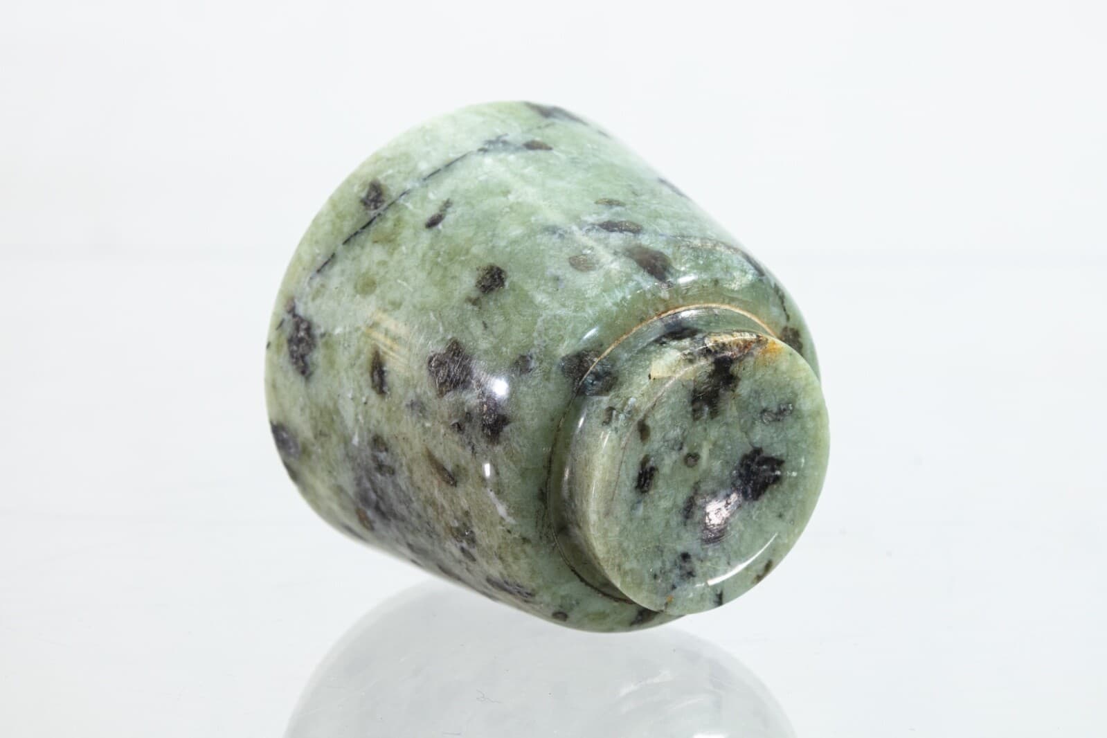 Antique Chinese Jade Carved Cup 1930s - Thumbnail 5