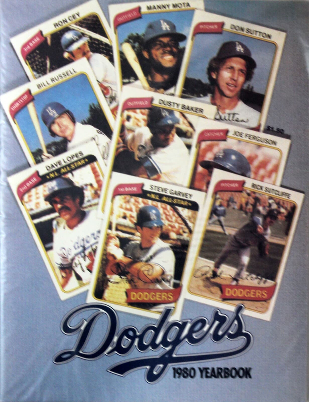 Set of 6 LA Dodgers Souvenir Yearbooks 1977-1982 - Thumbnail 7