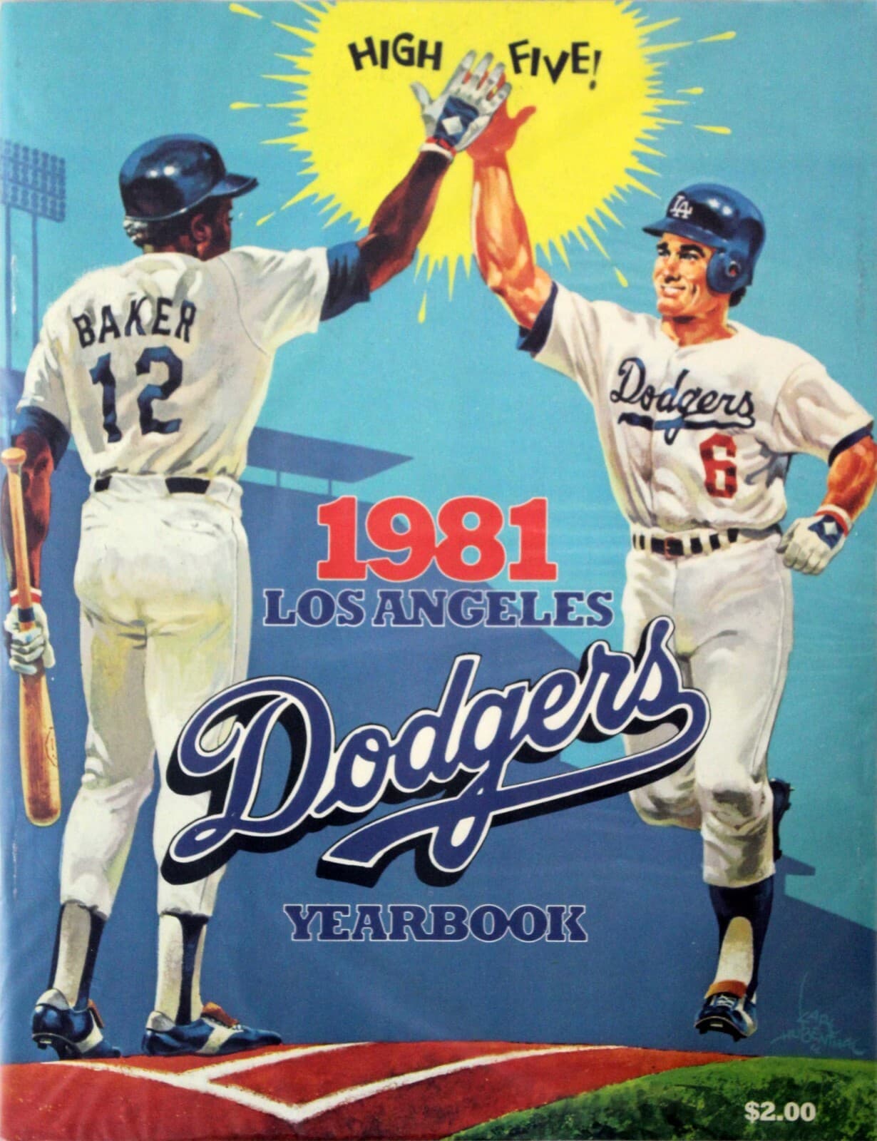 Set of 6 LA Dodgers Souvenir Yearbooks 1977-1982 - Thumbnail 8