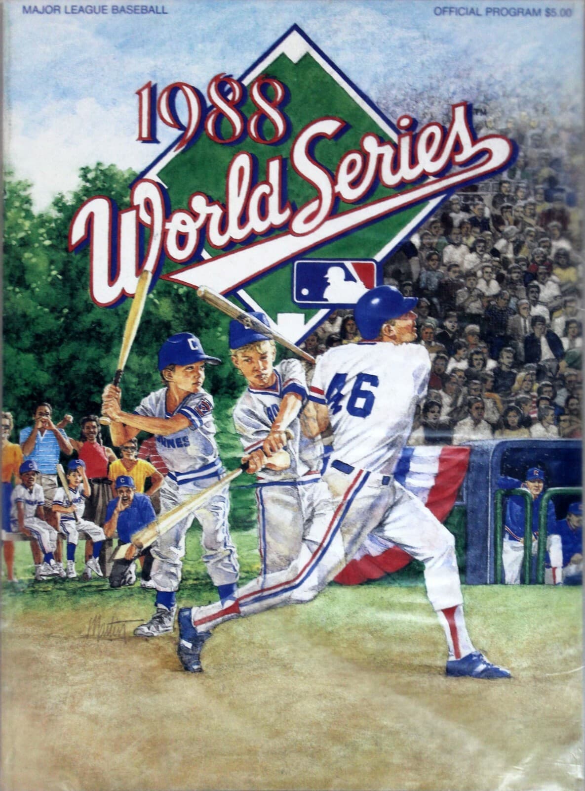 Set of 3 World Series Program 1977/1981/1988 Autographed - Thumbnail 7