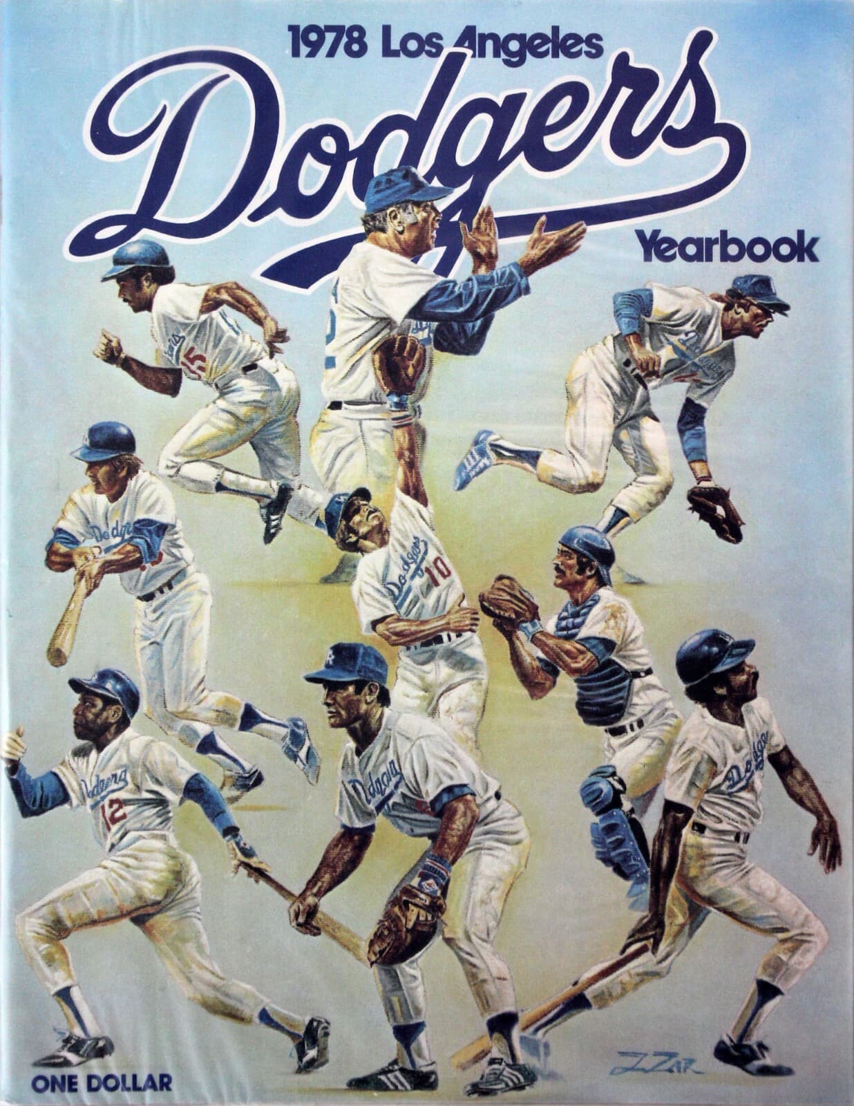 Set of 6 LA Dodgers Souvenir Yearbooks 1977-1982 - Thumbnail 5
