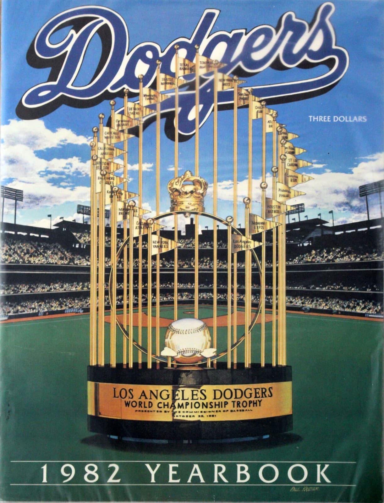 Set of 6 LA Dodgers Souvenir Yearbooks 1977-1982 - Thumbnail 9