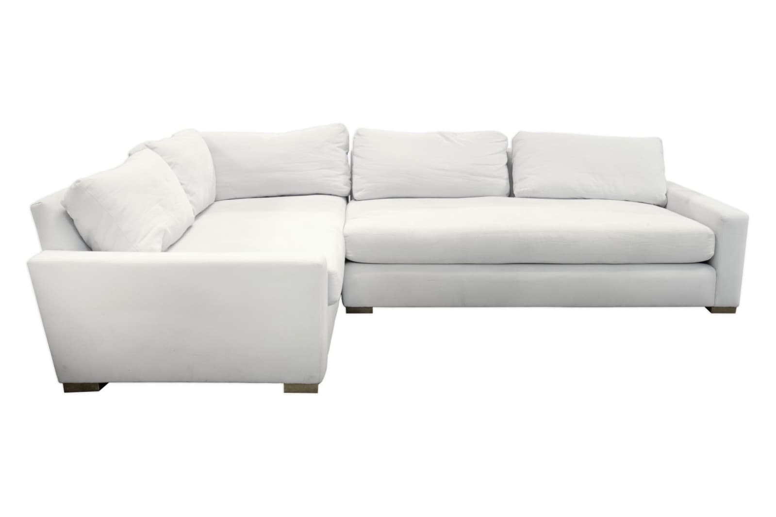 Restoration Hardware 2 Piece Chaise Left Maxwell Sectional - Thumbnail 2