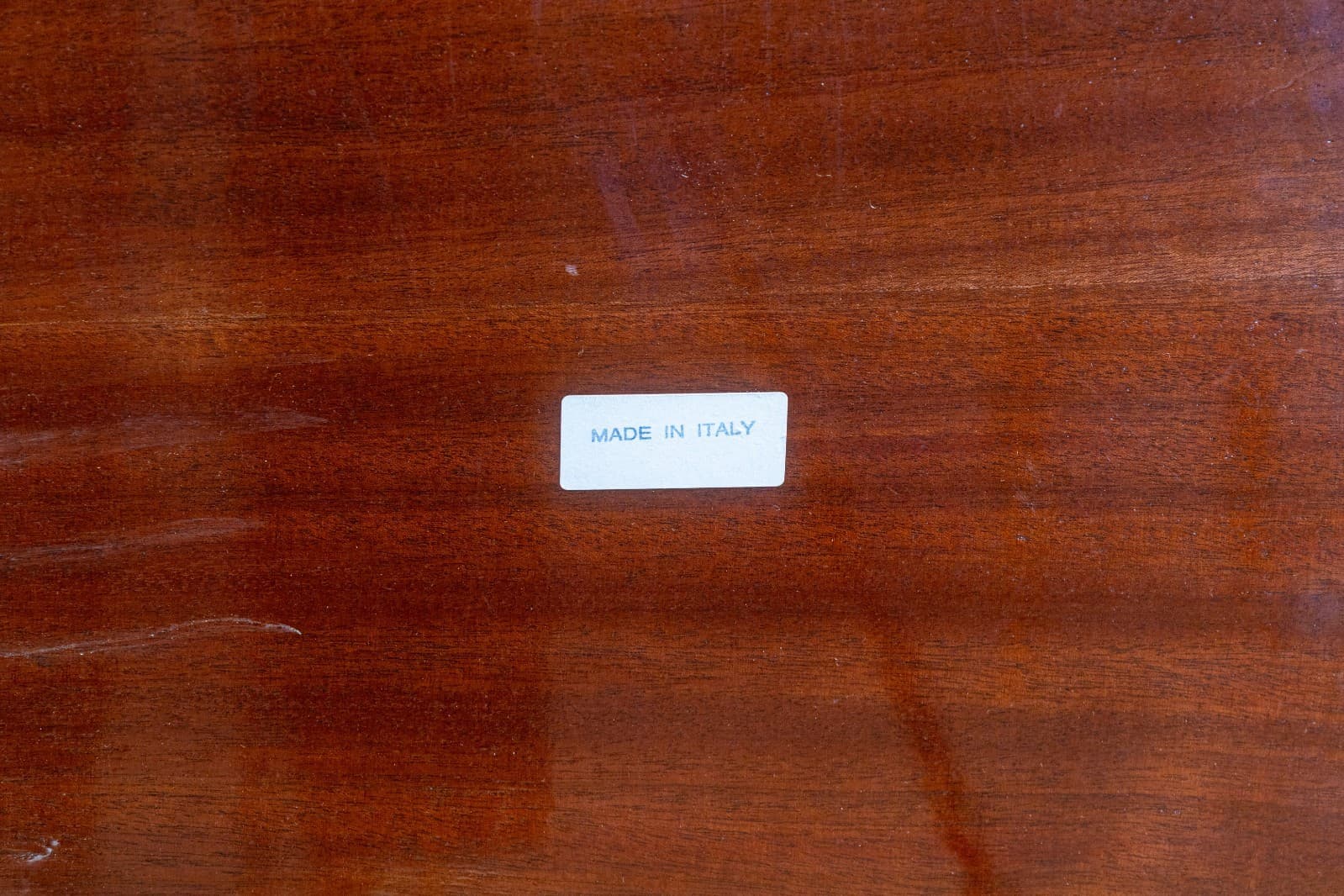 Vintage Greg Sheres Italian Mahogany Verite Collection Dining Table with Leaves - Thumbnail 4