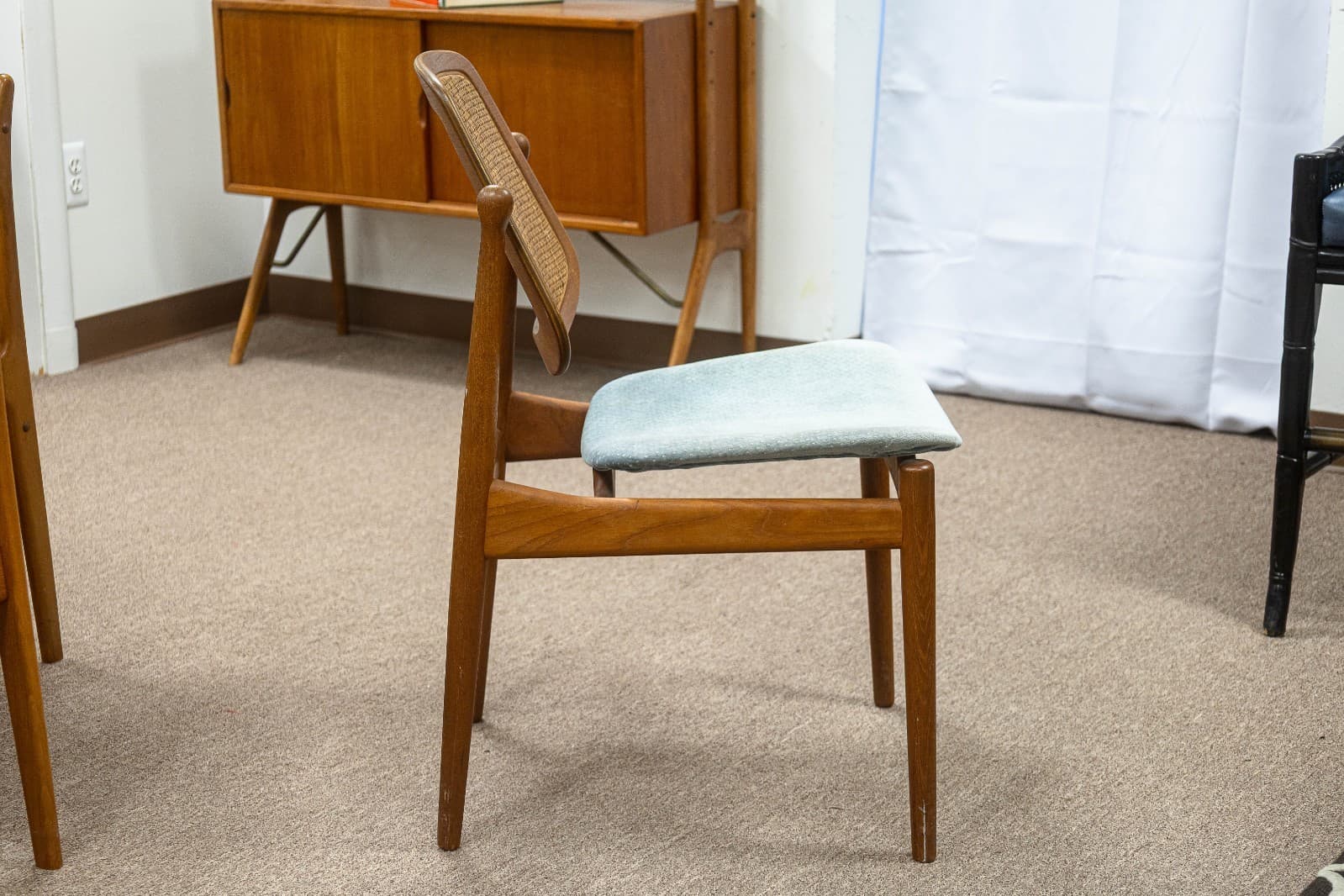 Set of 3 Arne Vodder Model FD-184 Chairs for France & Daverkosen Vintage Danish - Thumbnail 5