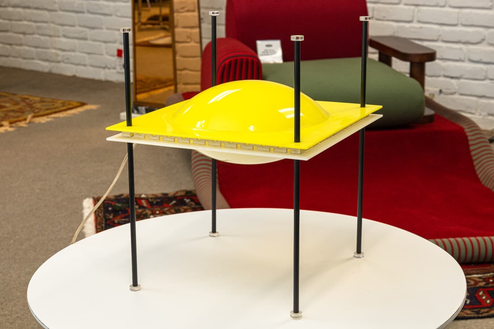 Ettore Sottsass UFO Lamp Arredoluce Italy 1957 Postmodern Space Age Design - Thumbnail 2