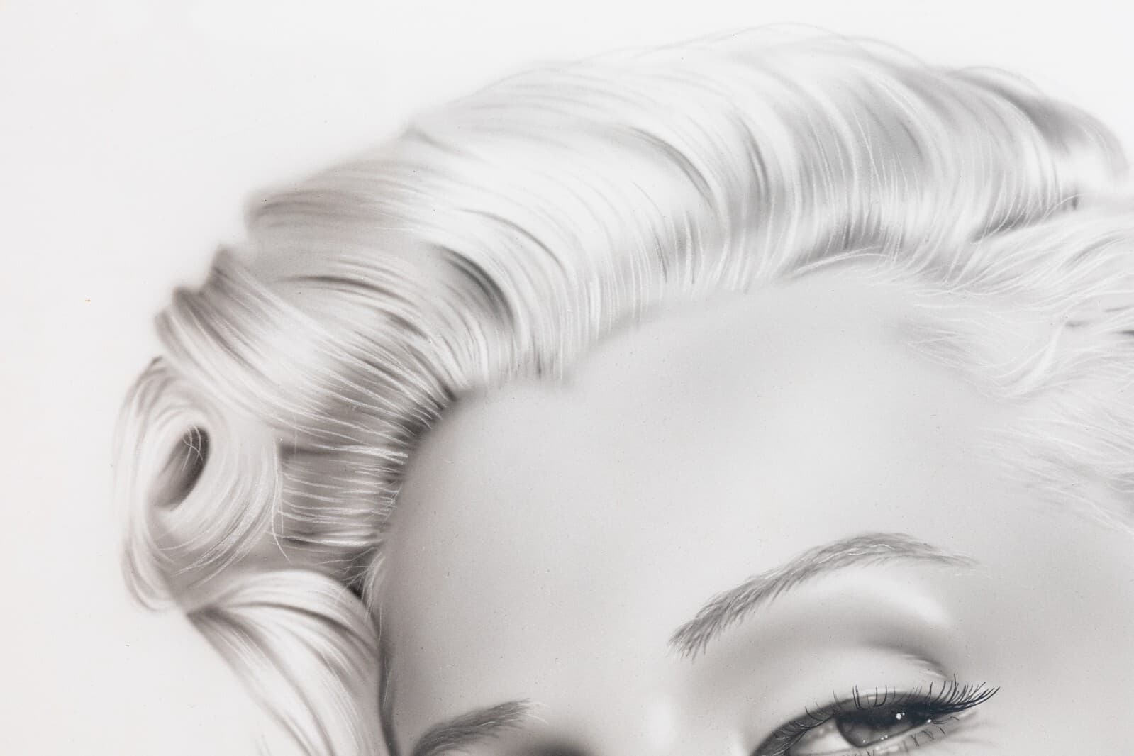 Marilyn Monroe Contemporary Photo Realism Mixed-Media on Canvas Signed 2002 - Thumbnail 3