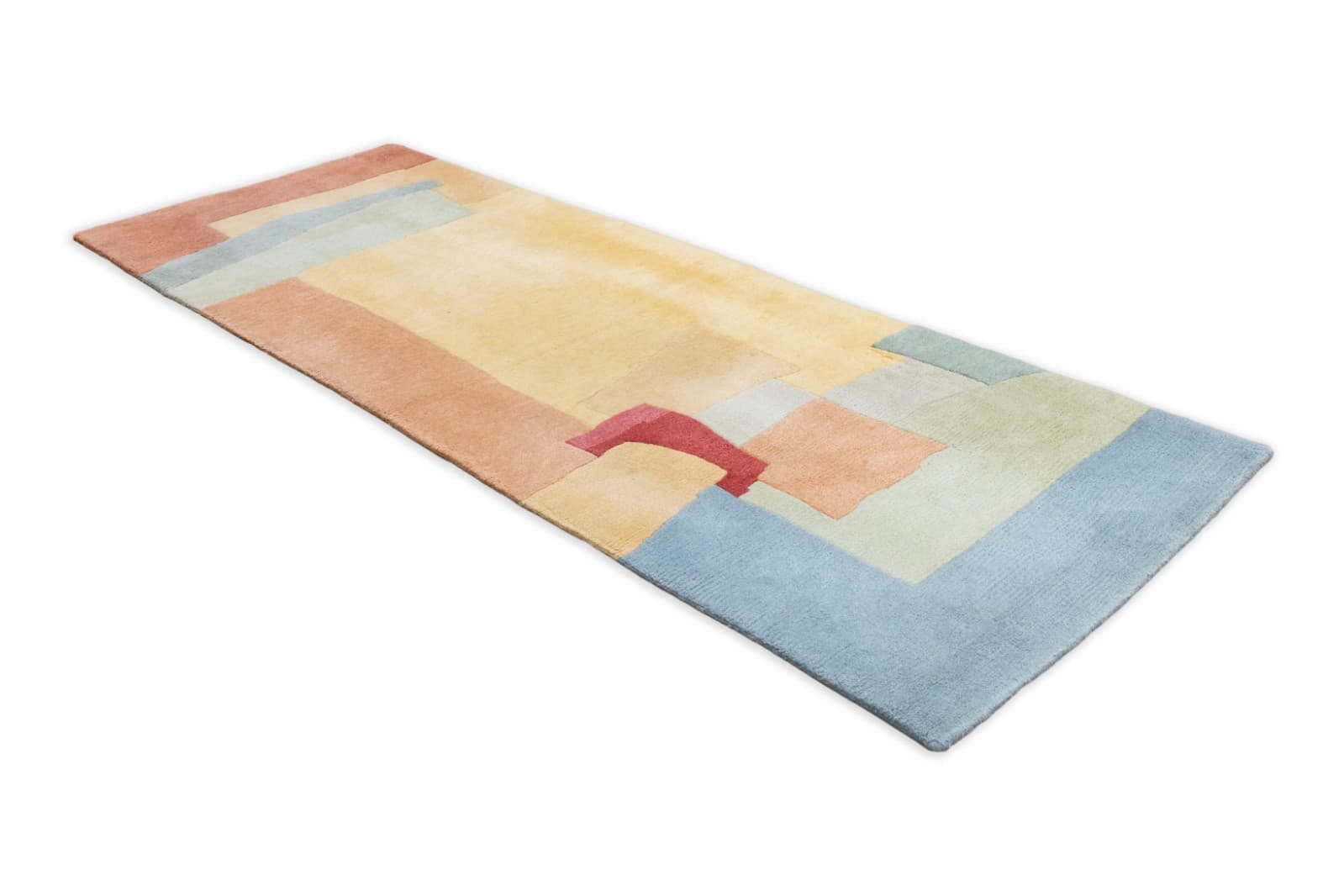 Brink & Chapman Hand Knotted Wool Runner From Nepal 94.5 x 36