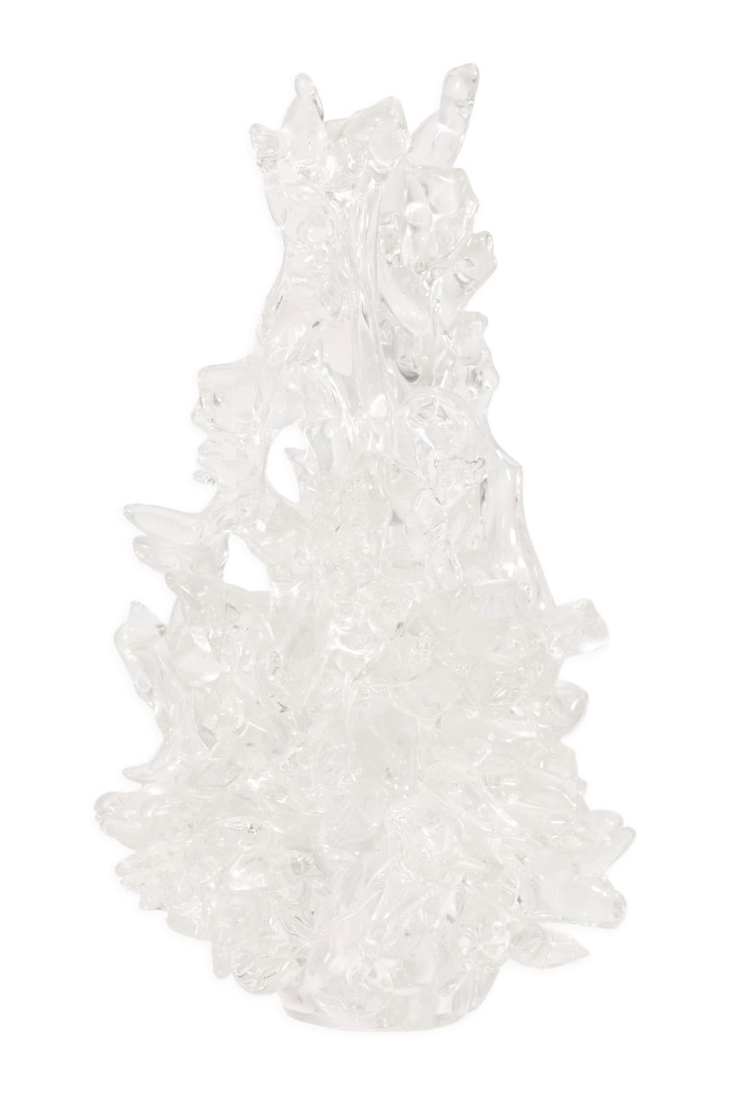 Rene Roubicek Coral 1971 Clear Glass Table Sculpture Postmodern Design - Thumbnail 3