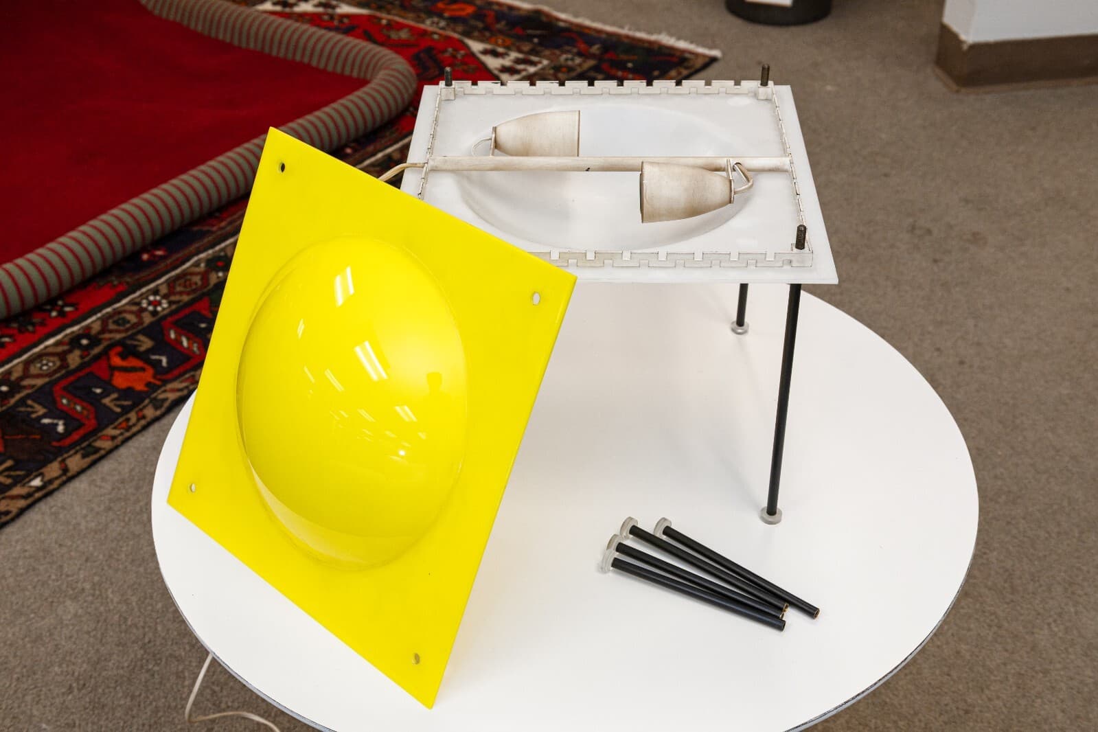 Ettore Sottsass UFO Lamp Arredoluce Italy 1957 Postmodern Space Age Design - Thumbnail 8
