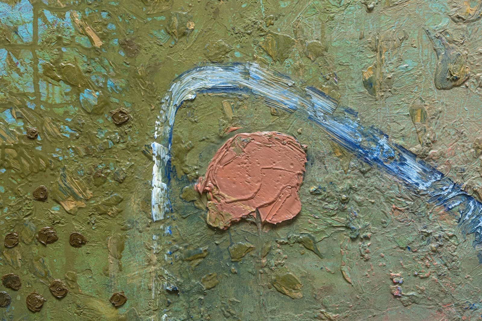 Paul VerBurg Just Around the Bend Signed Contemporary Oil on Panel Framed - Thumbnail 3
