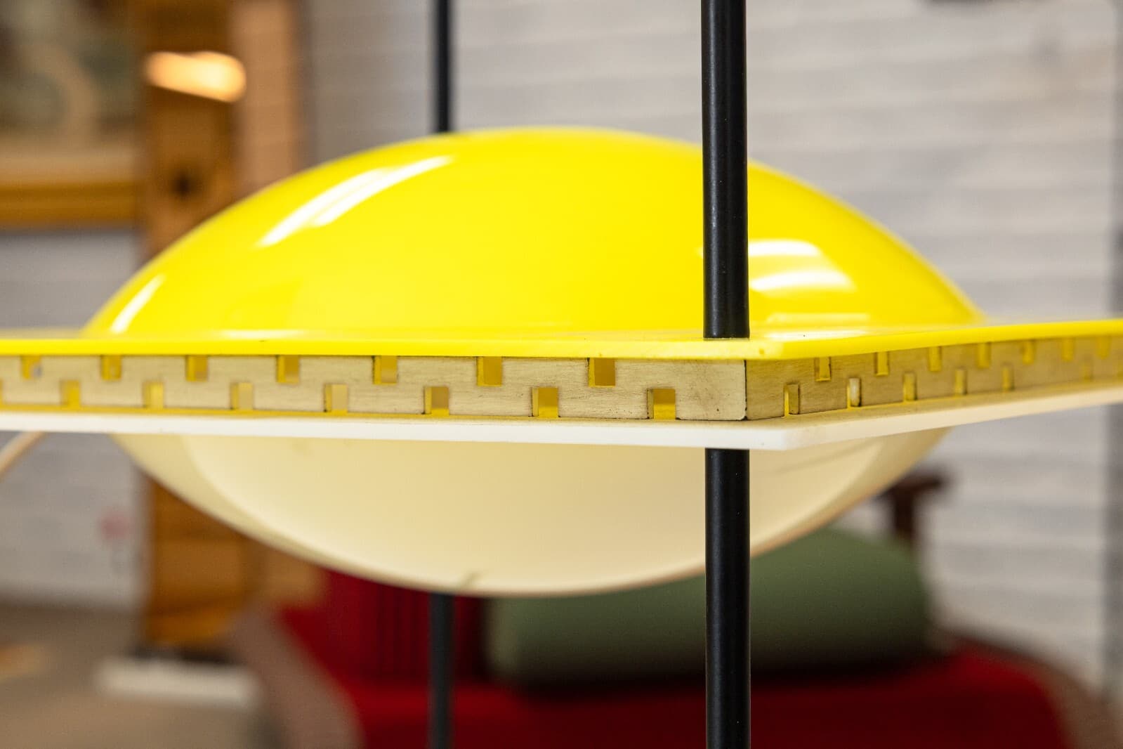 Ettore Sottsass UFO Lamp Arredoluce Italy 1957 Postmodern Space Age Design - Thumbnail 6