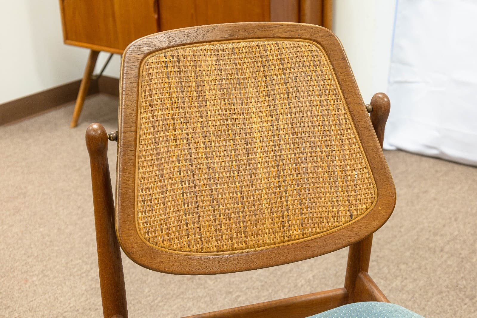 Set of 3 Arne Vodder Model FD-184 Chairs for France & Daverkosen Vintage Danish - Thumbnail 7