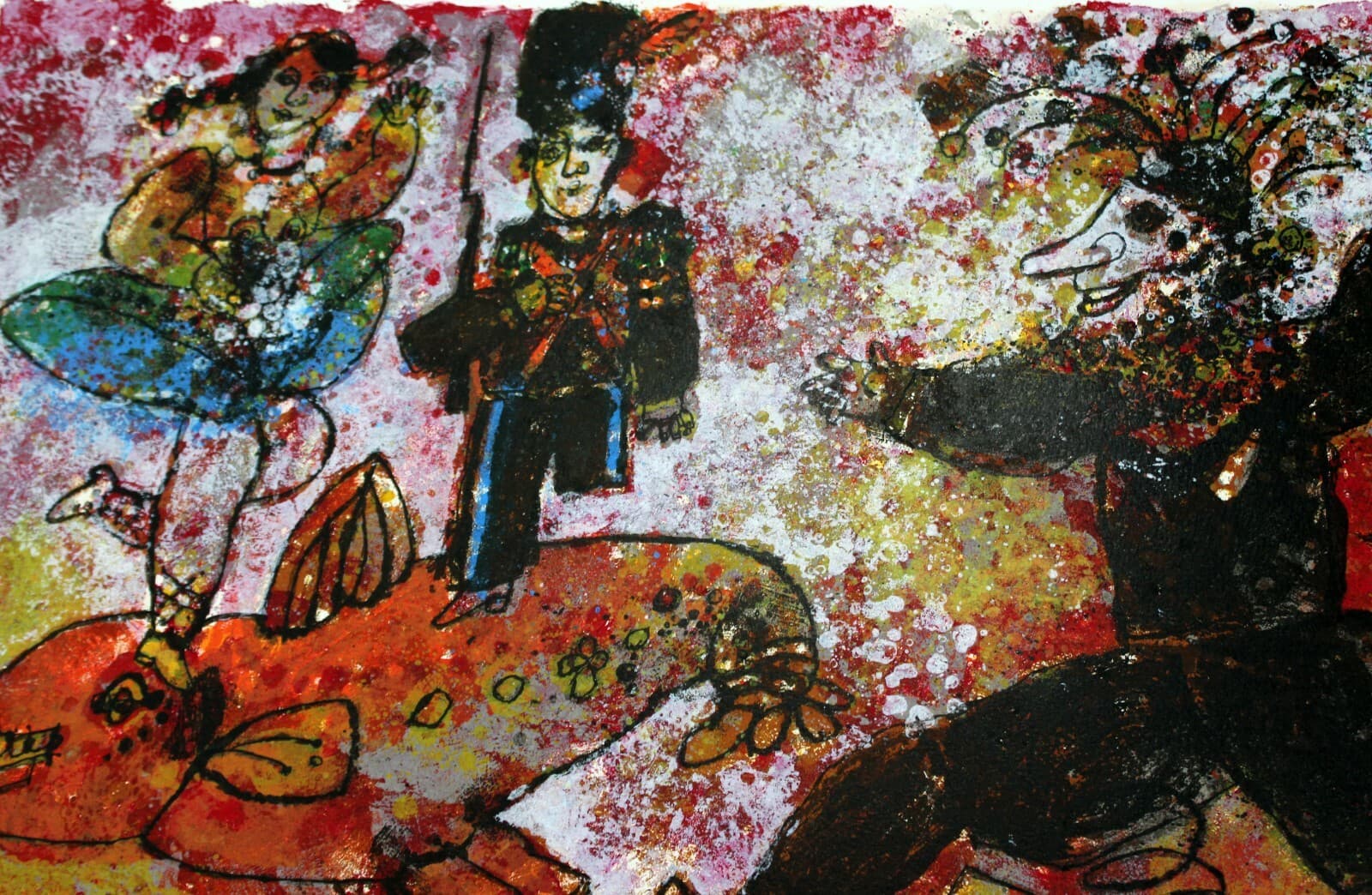 Mid Century Modern Theo Tobiasse Steadfast Soldier Litho 224/350 H.C Anderson - Thumbnail 5