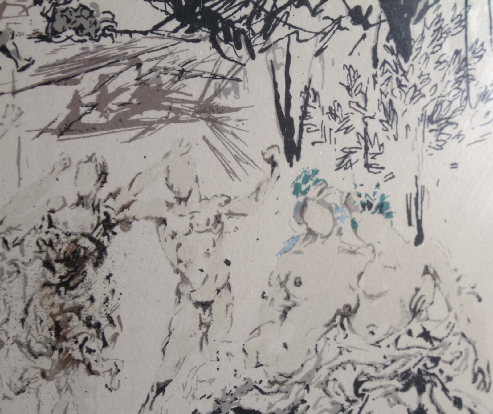 Dali L'Age d'Or de la suite Don Quichotte de la Mancha 1957 Signed Lithograph - Thumbnail 7