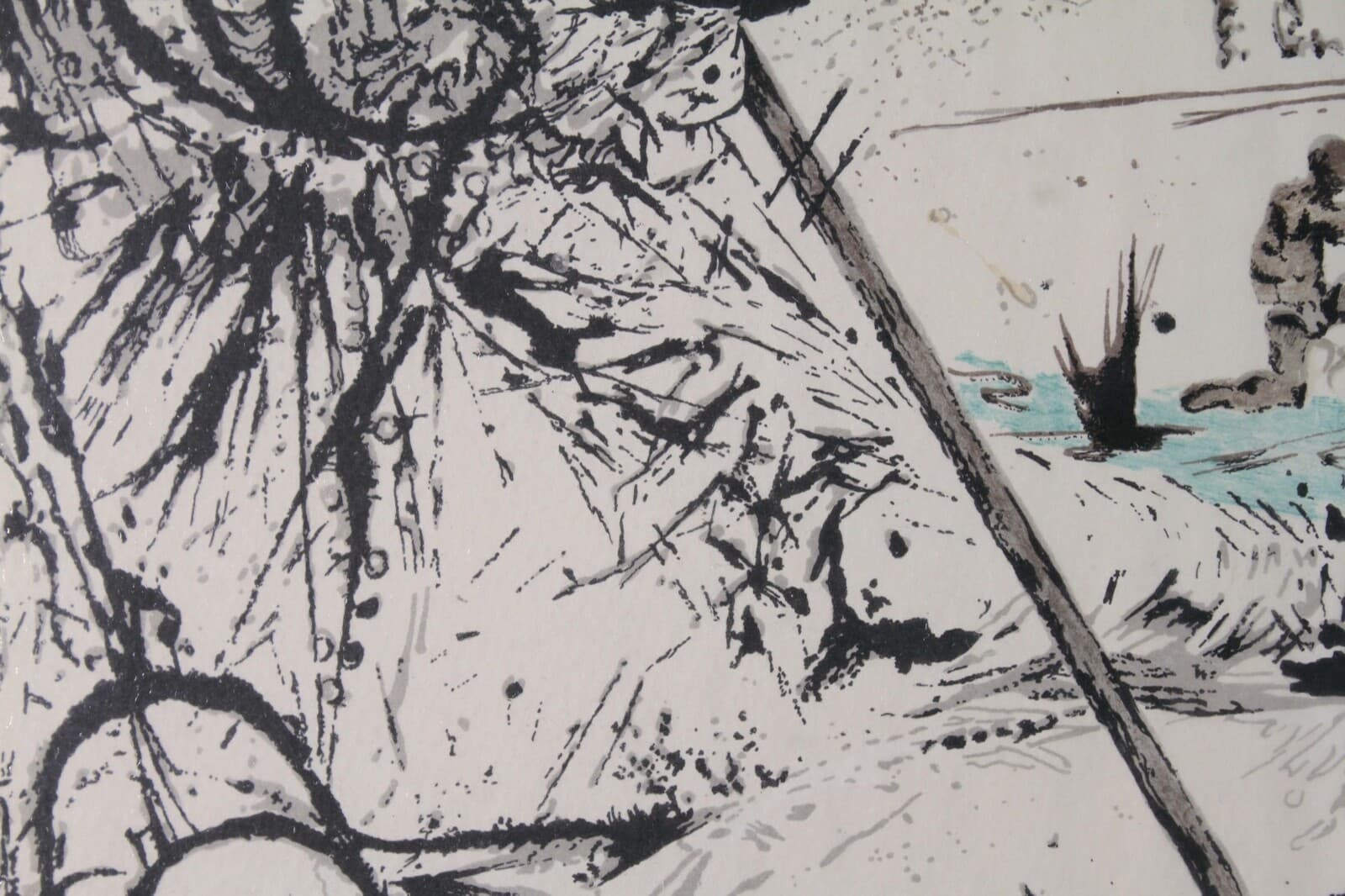 Dali L'Age d'Or de la suite Don Quichotte de la Mancha 1957 Signed Lithograph - Thumbnail 5