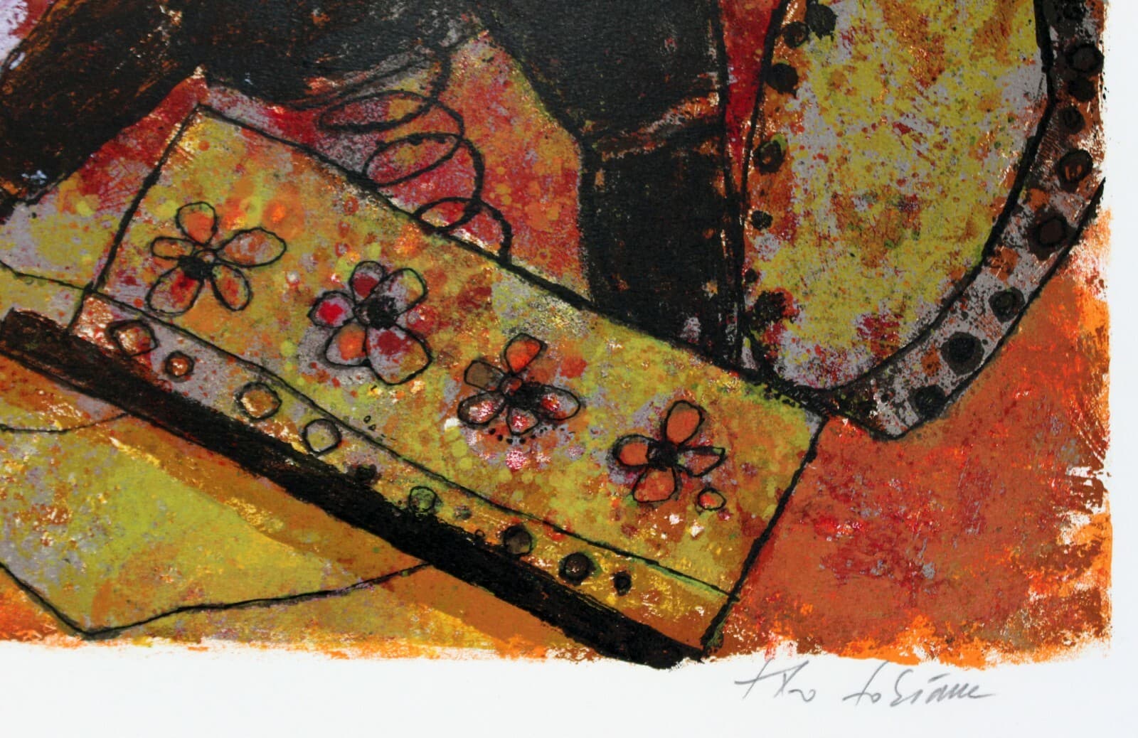 Mid Century Modern Theo Tobiasse Steadfast Soldier Litho 224/350 H.C Anderson - Thumbnail 4