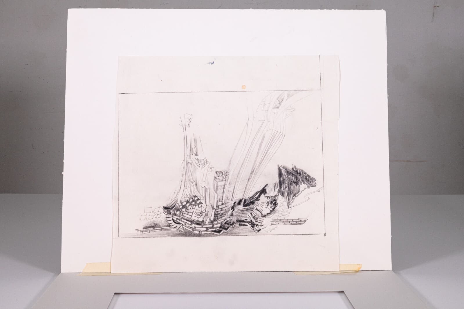 Glen Michaels Modern Contemporary Graphite Drawing Unsigned 13.5h x 16.5w 2000s - Thumbnail 7