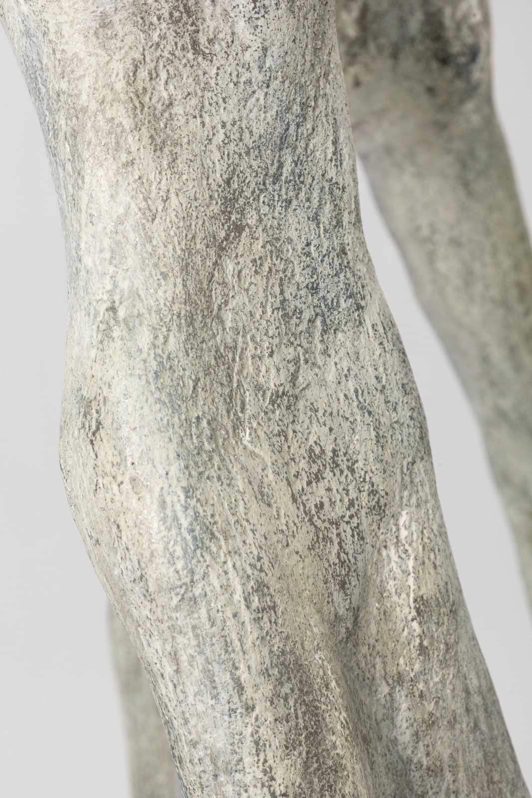 Modernist Abstract Dancing Figures 35.5” Carved Stone Sculpture 20th Century - Thumbnail 6
