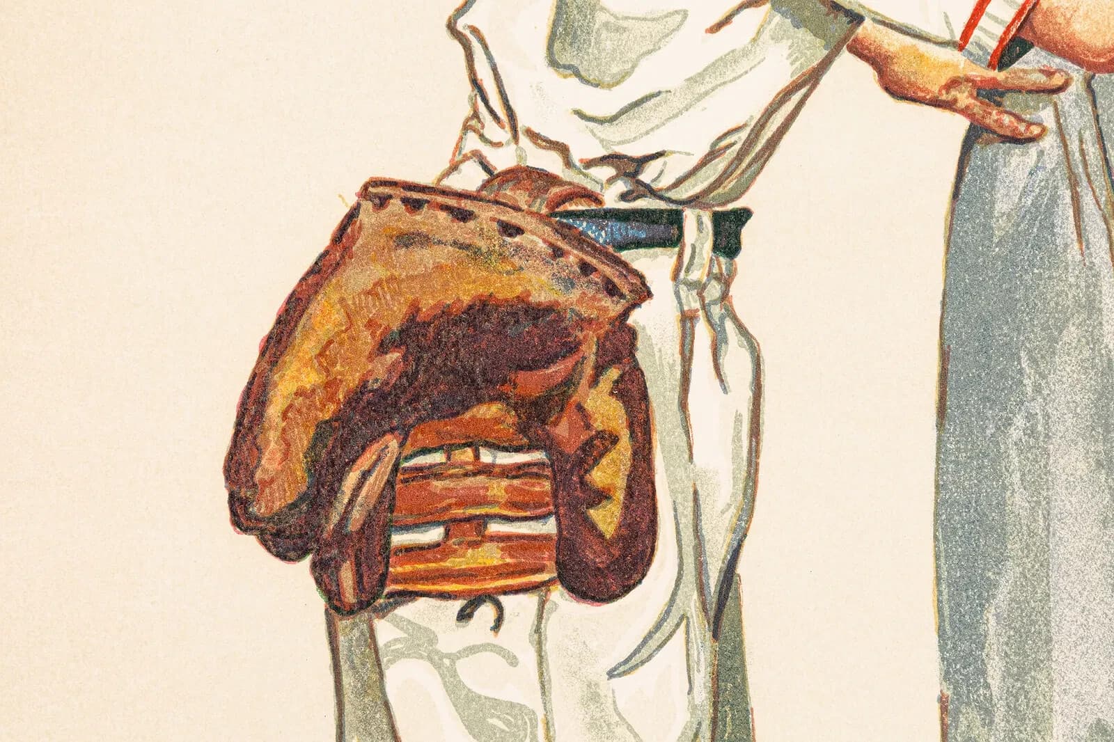 Norman Rockwell Sports Portfolio (Baseball) Signed Lithograph on Paper - Thumbnail 5