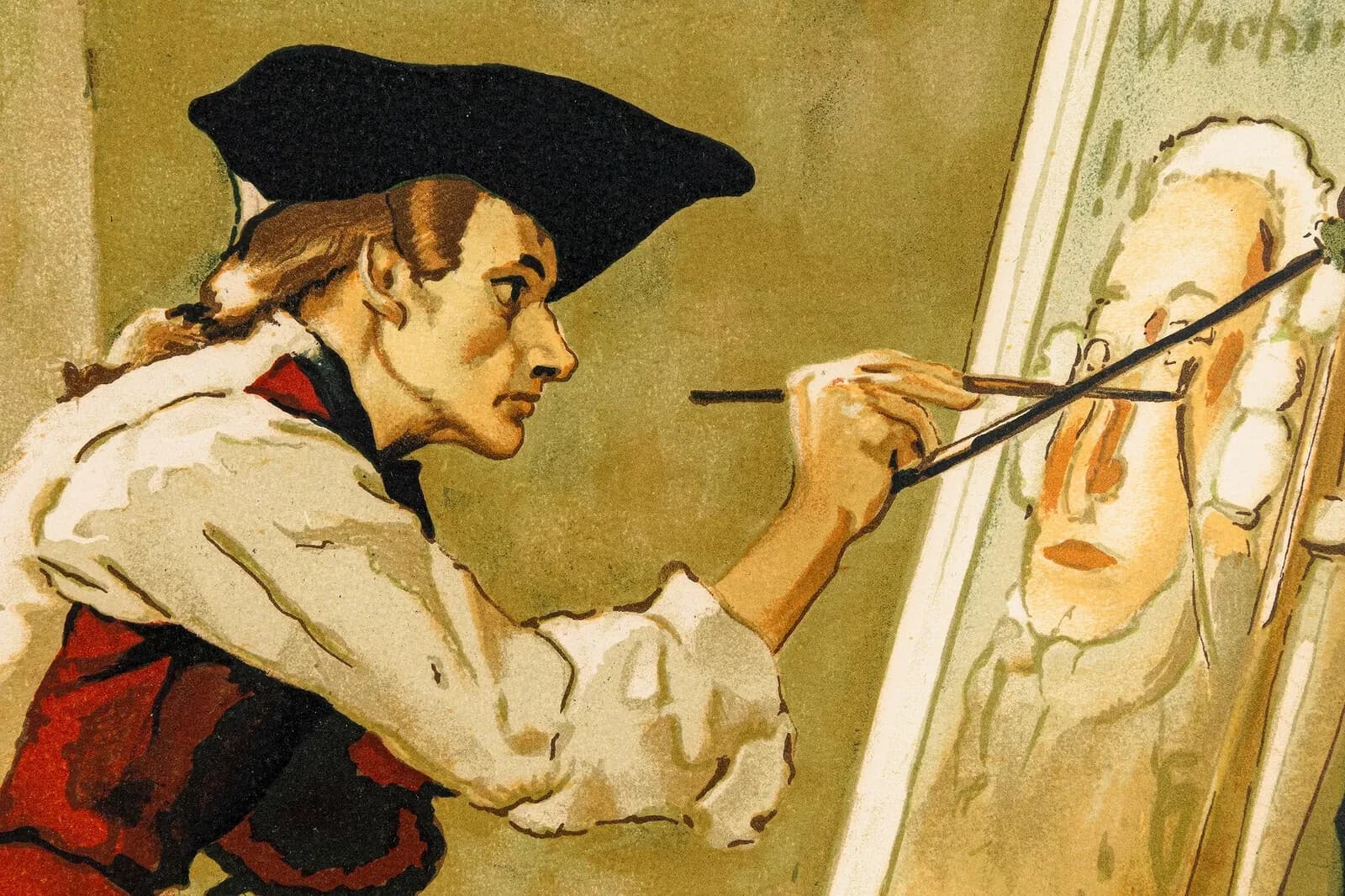 Norman Rockwell The New Tavern Sign Signed Lithograph in Colors on Paper - Thumbnail 7