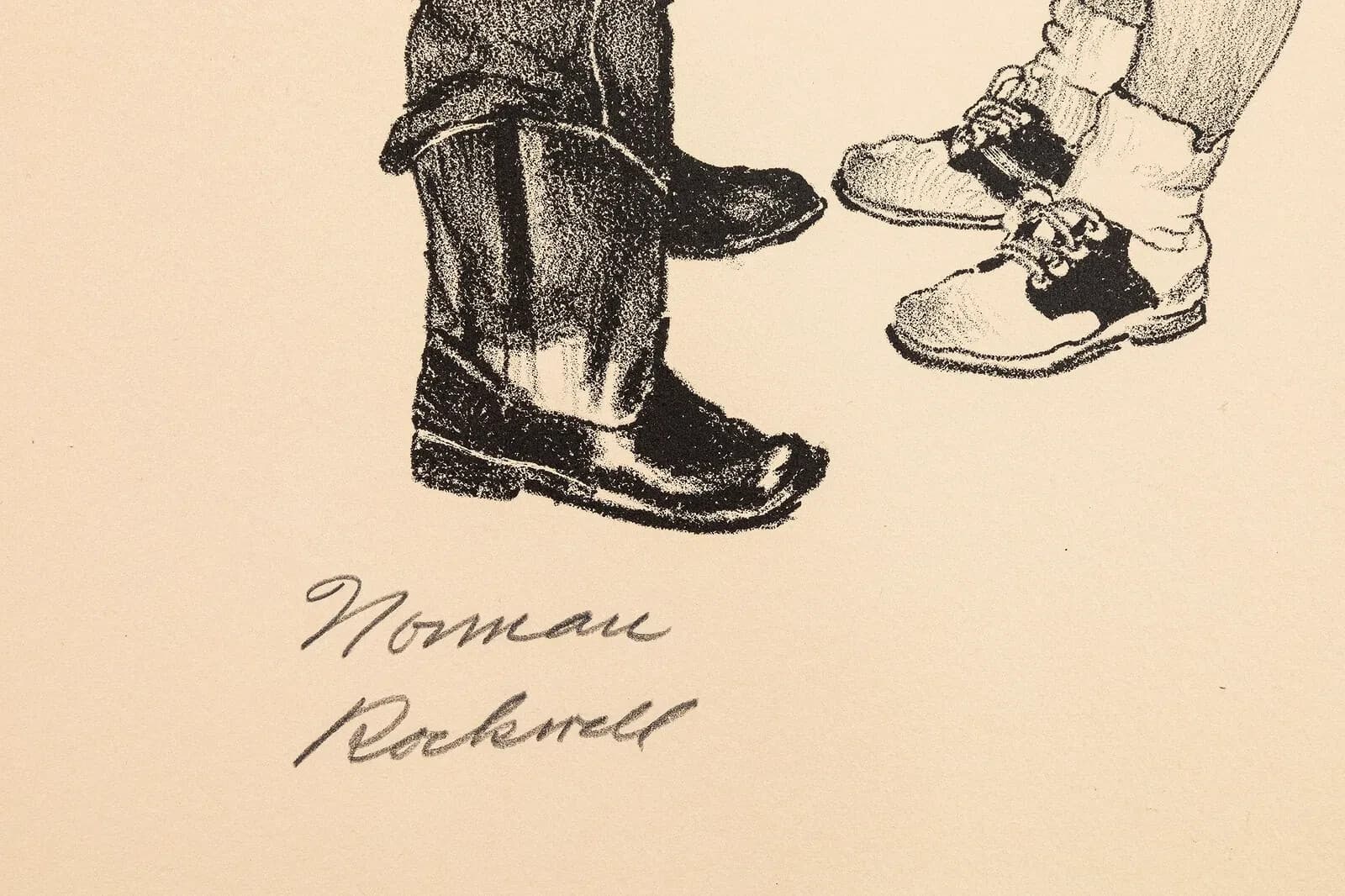 Norman Rockwell Save Me American Family Portfolio Signed Lithograph - Thumbnail 8