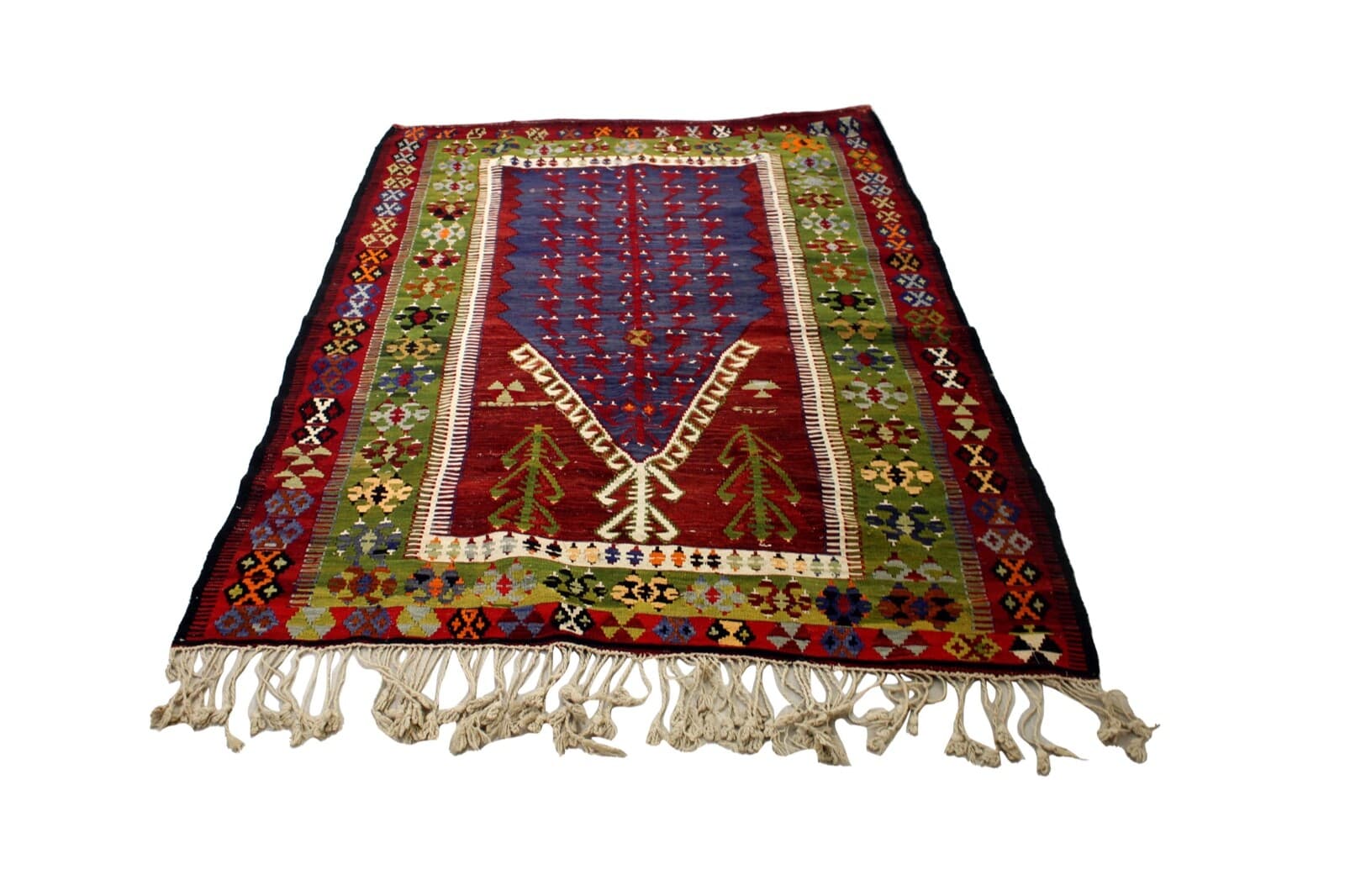 Hand Woven Wool Tribal Kilim Rug/Wall Hang