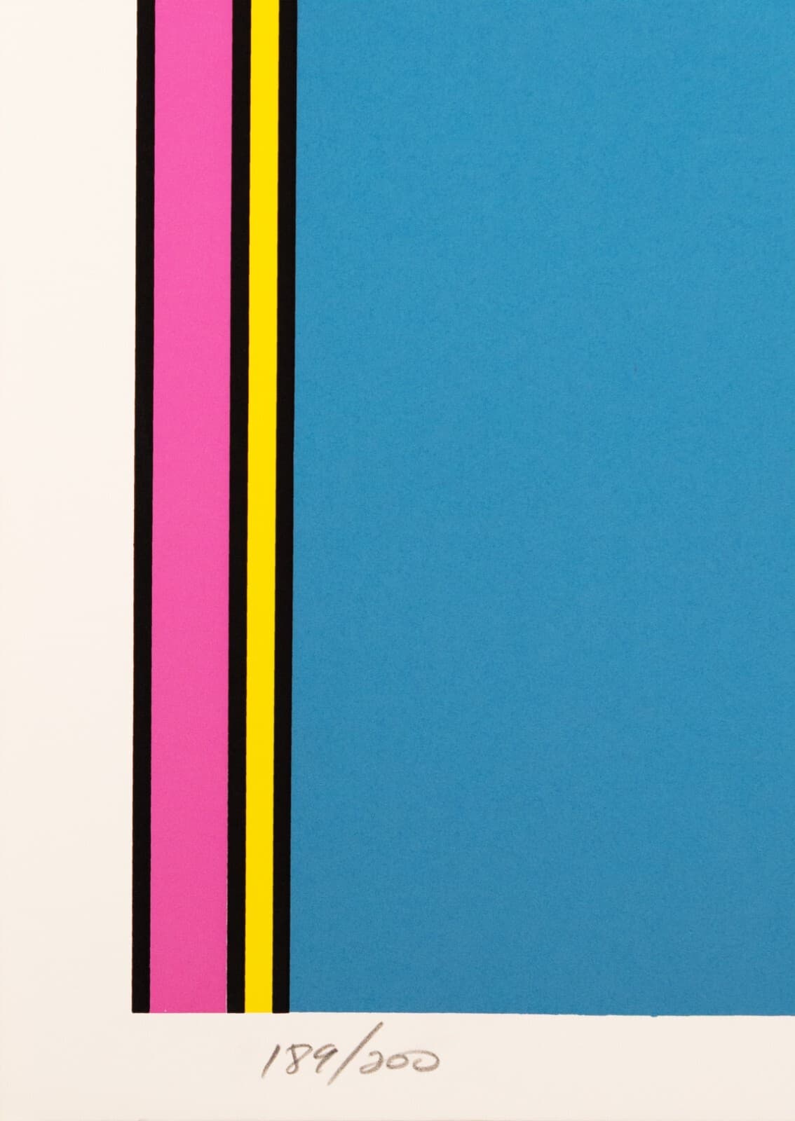 Nicholas Krushenick Tailgate Signed Pop Art Abstraction Silkscreen 189/200 Art - Thumbnail 4