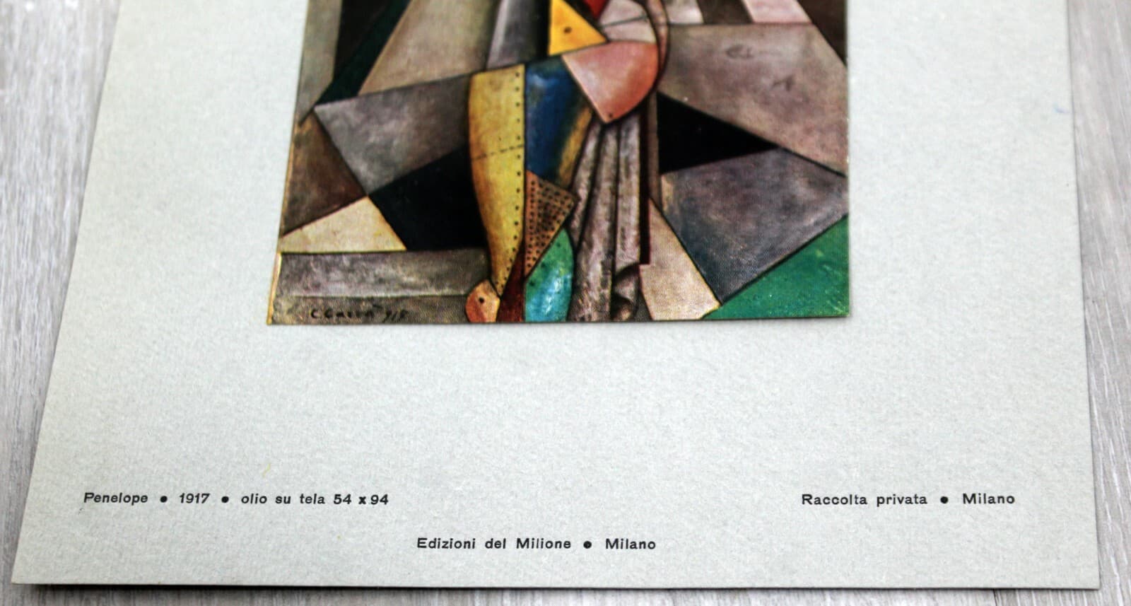 Early 20th Century Modern Carra Sei Tavole a Colori Paper Art Book Suite Lithos - Thumbnail 5