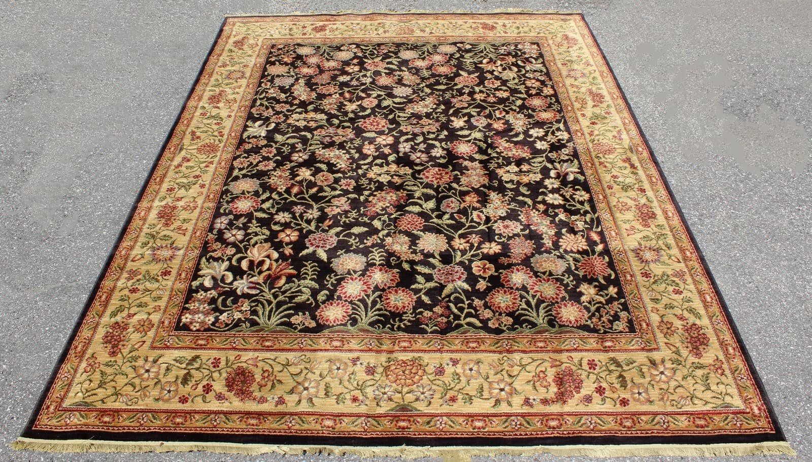 Contemporary Traditional Massive Nylon Rectangular Area Rug Carpet Shaw - Thumbnail 2