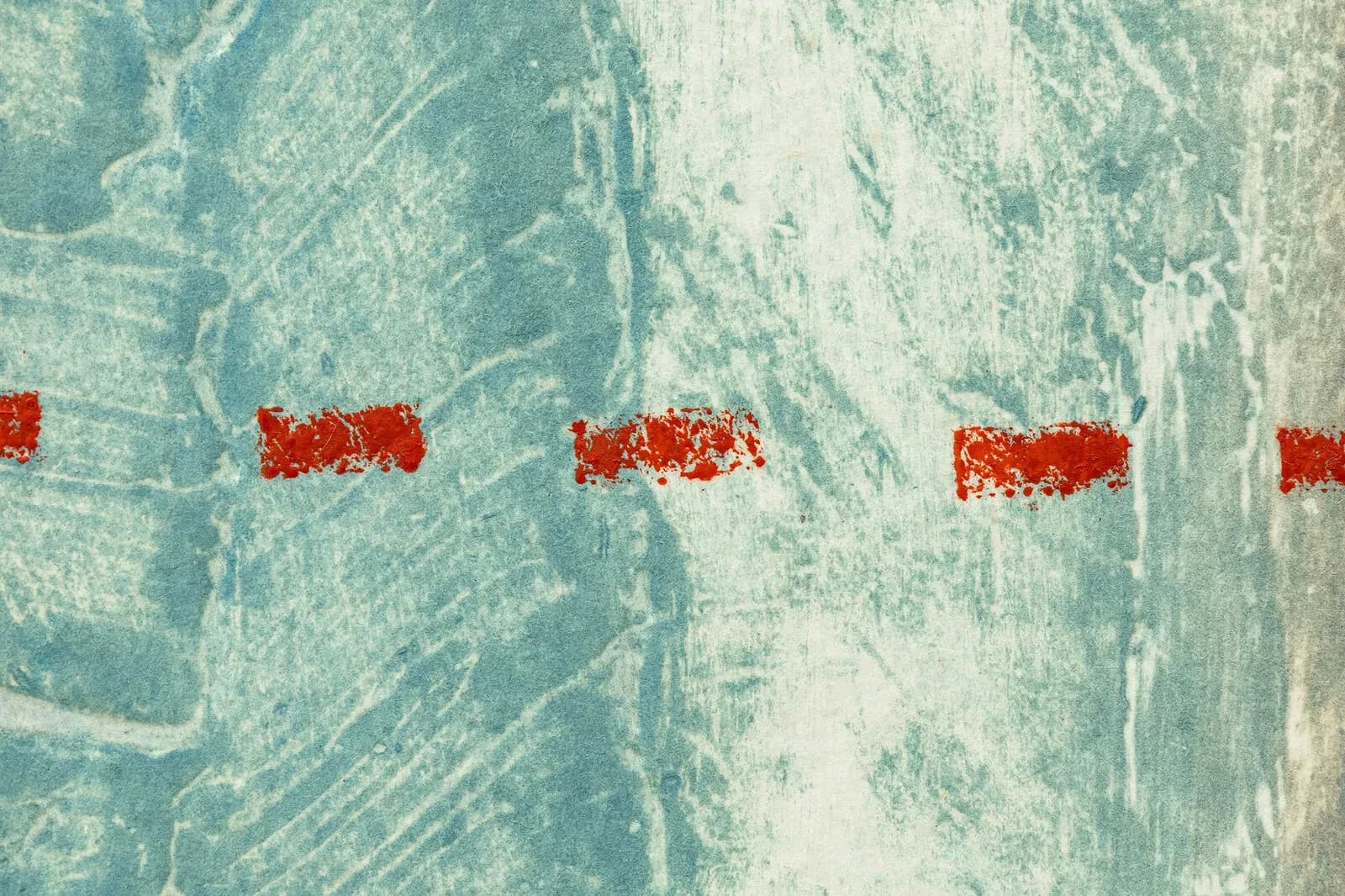 James Cognard Signed Postmodern Carborundum Etching on Hand Made Paper - Thumbnail 6