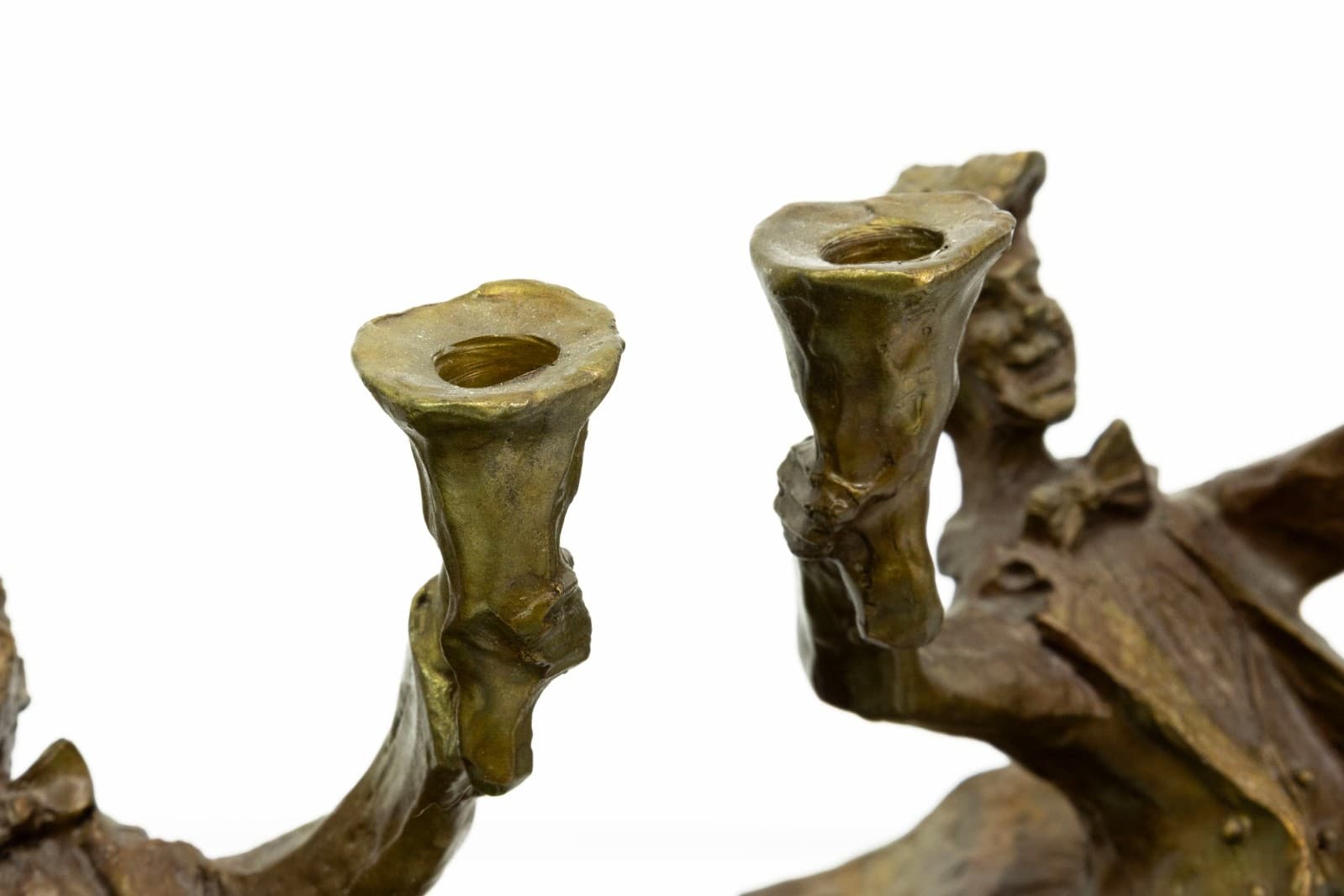Zachary Oxman - Festival Of Lights Menorah, 1997 Bronze Judaica Sculpture 14/100 - Thumbnail 8