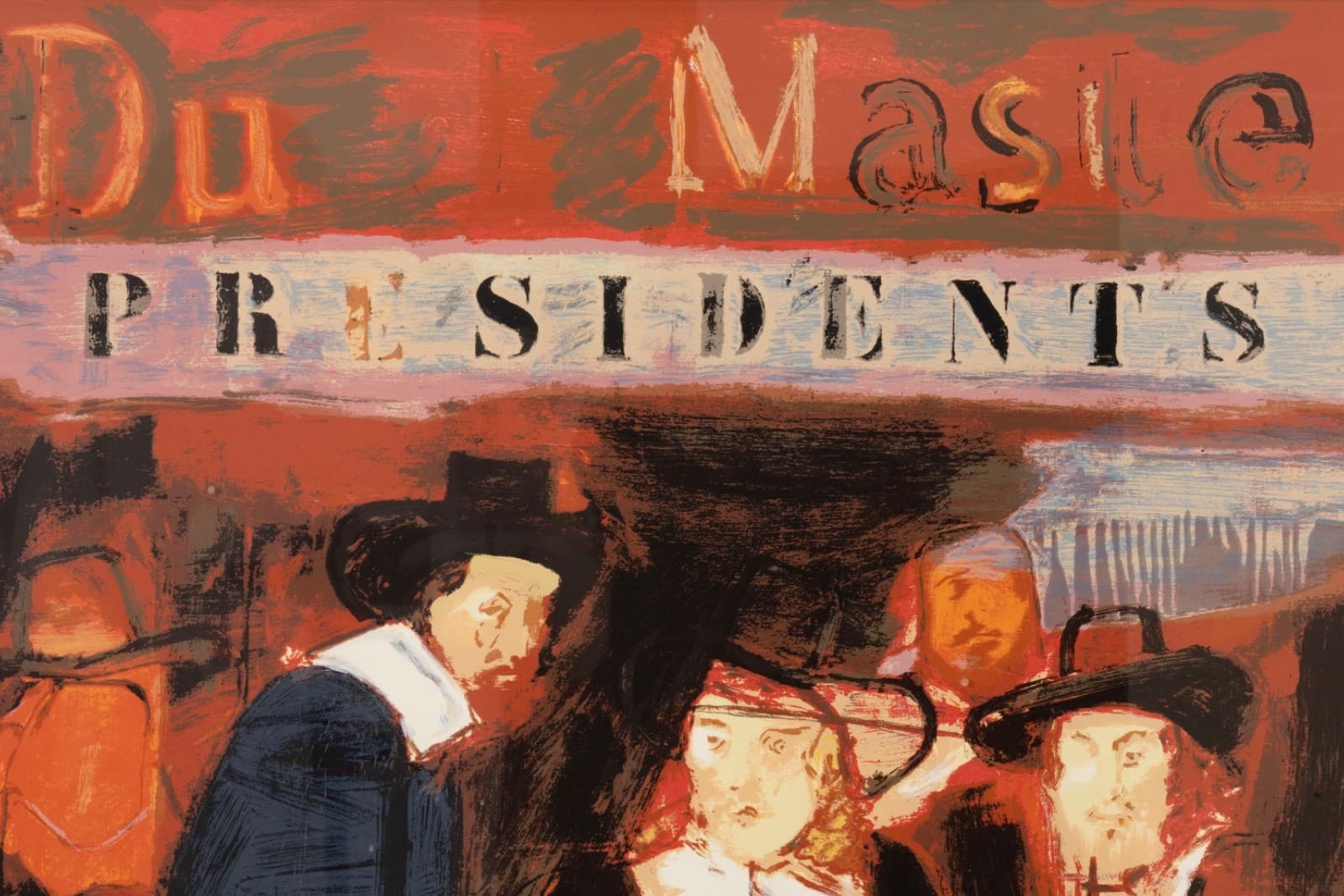 Larry Rivers - Dutch Masters (Presidents) 1991 Signed Screenprint on Paper 78/95 - Thumbnail 3