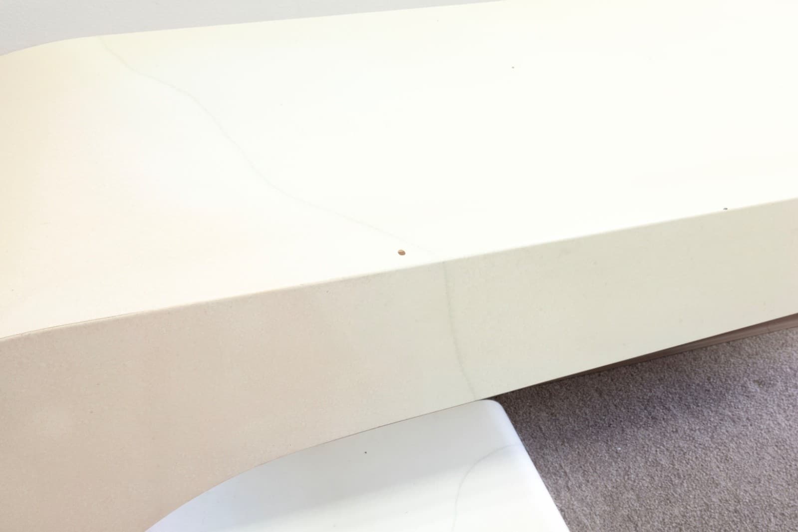 Pierre Cardin White Lacqured Waterfall Console Table - Thumbnail 6