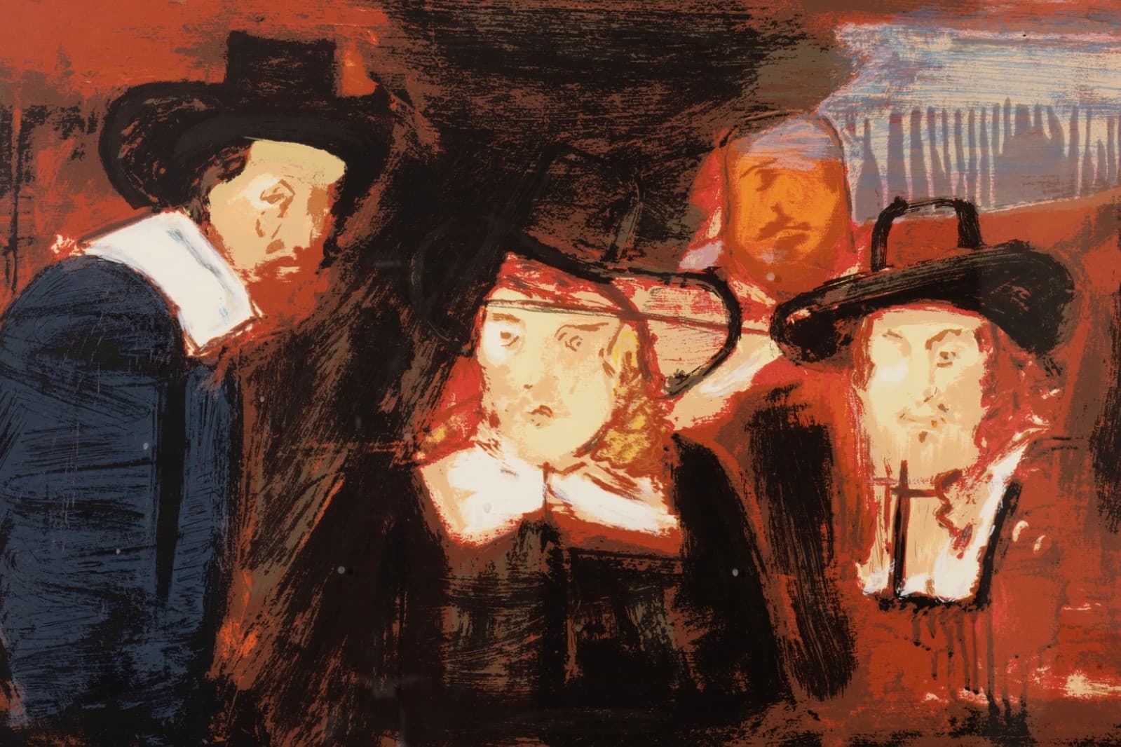 Larry Rivers - Dutch Masters (Presidents) 1991 Signed Screenprint on Paper 78/95 - Thumbnail 4