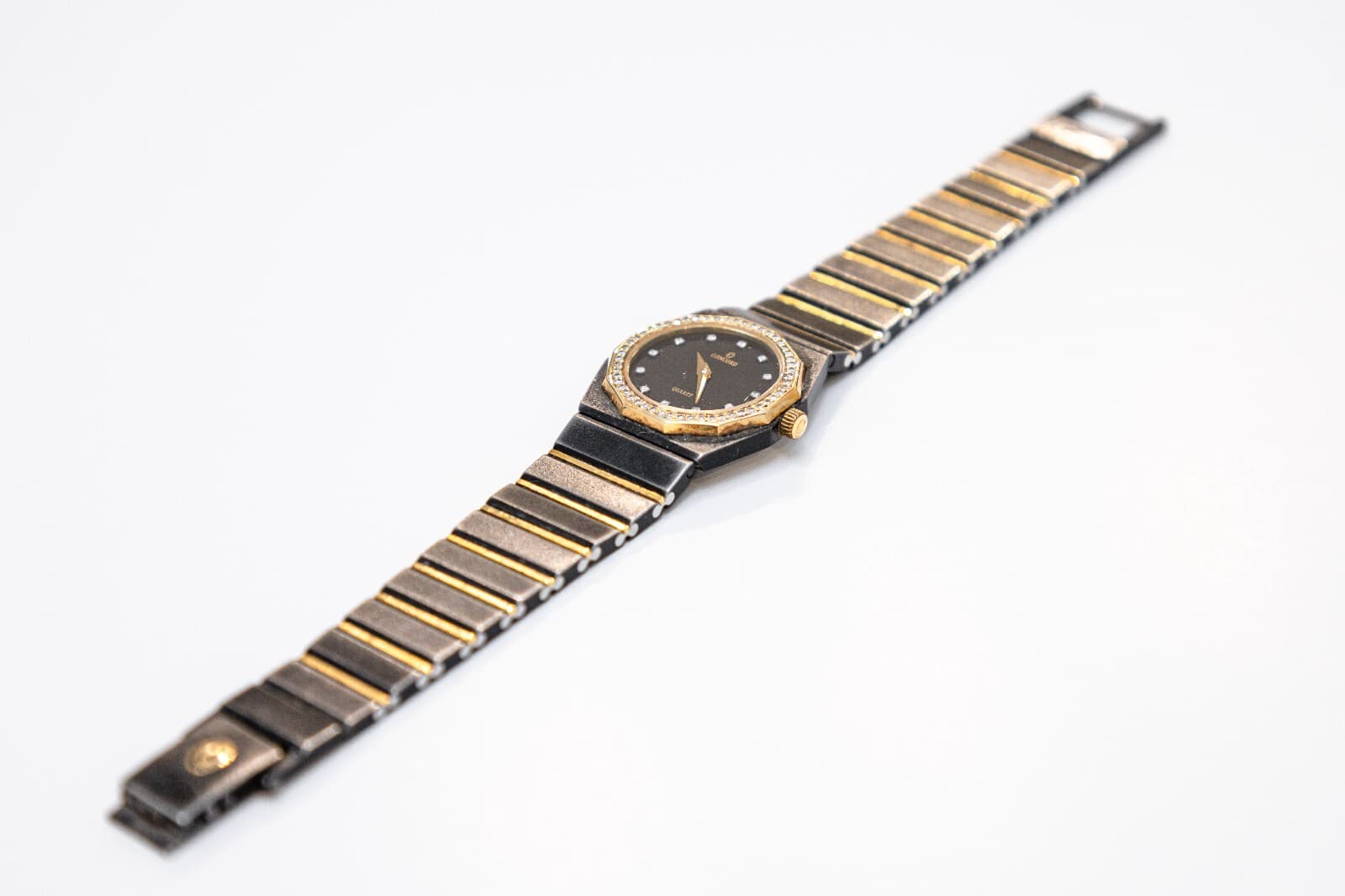 Vintage Womans Concord Mariner SG Quartz Diamond Watch Collectible Timepiece - Thumbnail 6