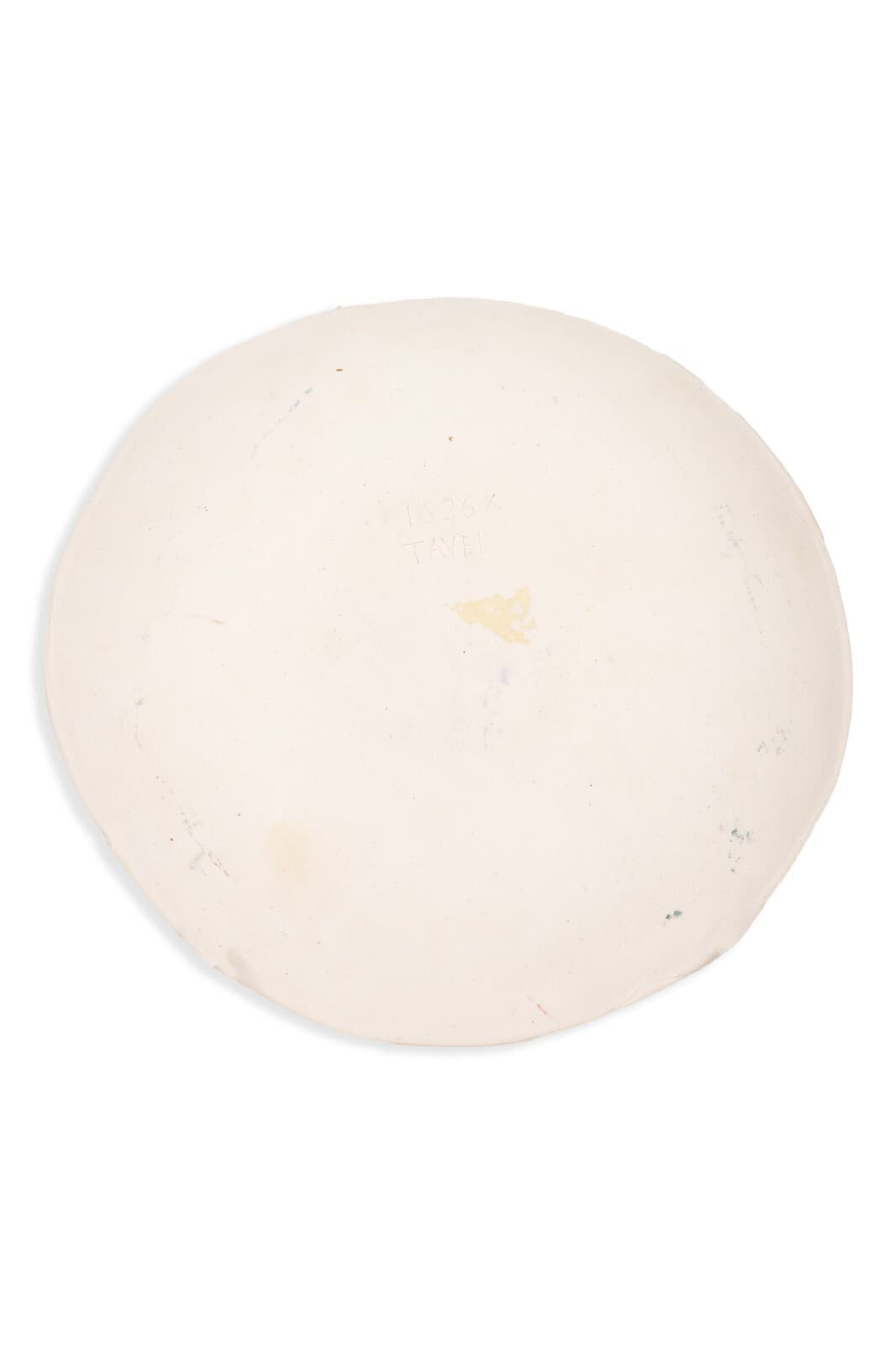 Modernist Ceramic Plate and Bowl with Earth-Toned Glaze Set Signed Tavel - Thumbnail 3