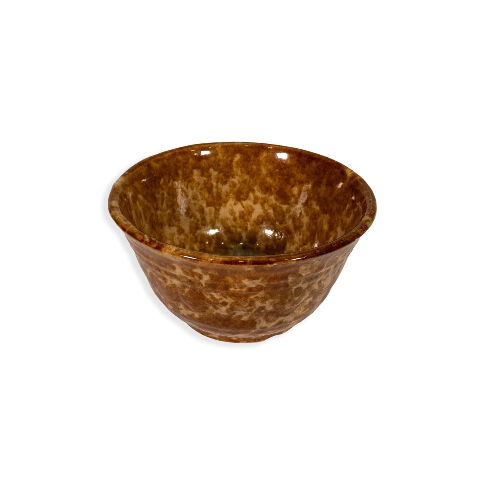 Bennington Yellow Ware Rockingham Glaze Set of 5 Pottery Bowl Collection MCM - Thumbnail 10