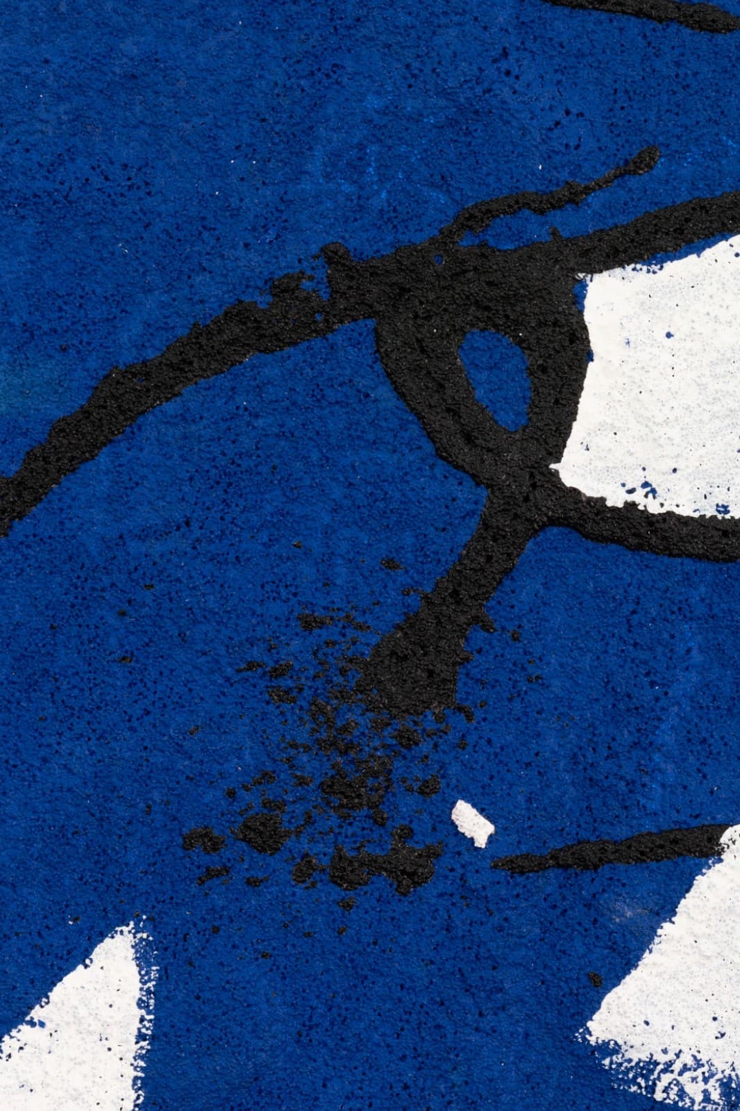 Barbara Coburn - Untitled (Blue Abstract Triptych) Mixed-Media on Paper Framed - Thumbnail 8
