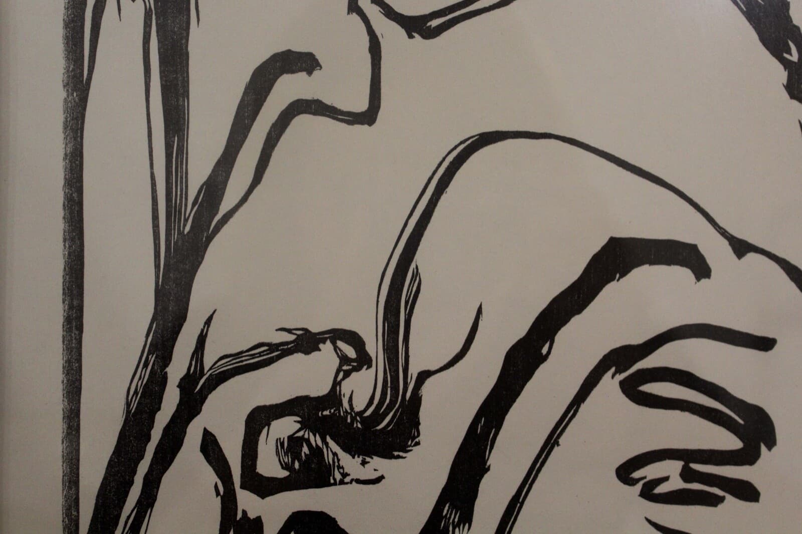 Leonard Baskin De Gheyn Modern Woodcut Signed 4/50 Framed 1970 - Thumbnail 5