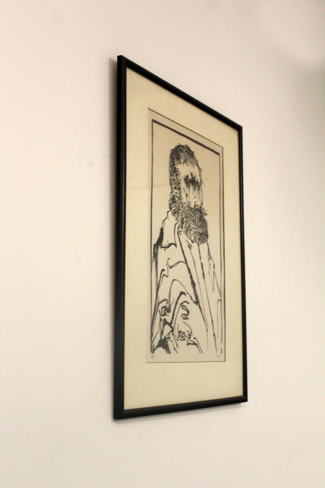 Leonard Baskin De Gheyn Modern Woodcut Signed 4/50 Framed 1970 - Thumbnail 3
