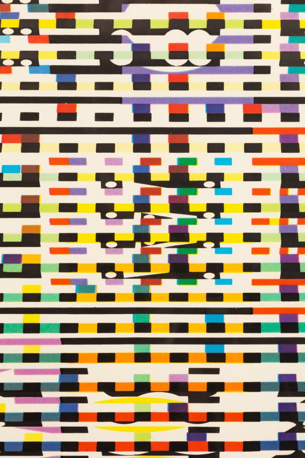 Yaacov Agam - Colorful Polygraph 1970s Signed Serigraph on Paper 22/30 Framed - Thumbnail 3