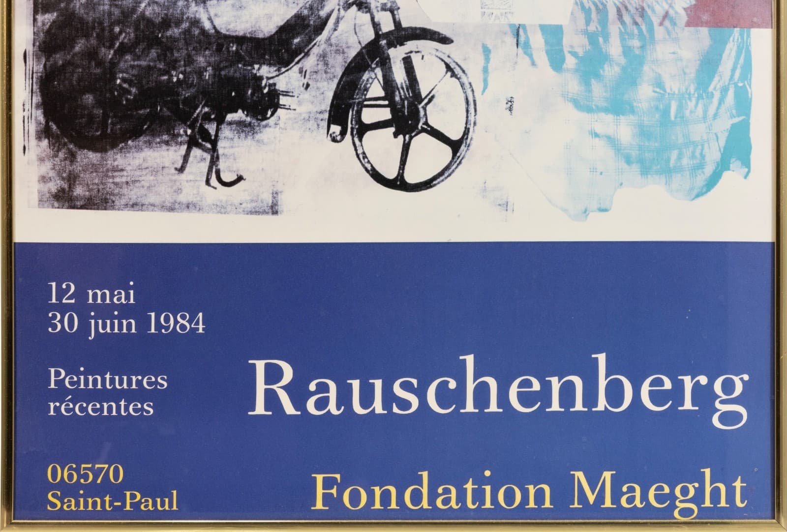 Robert Rauschenberg - Fondation Maeght 1984 Lithographic Exhibition Poster - Thumbnail 4