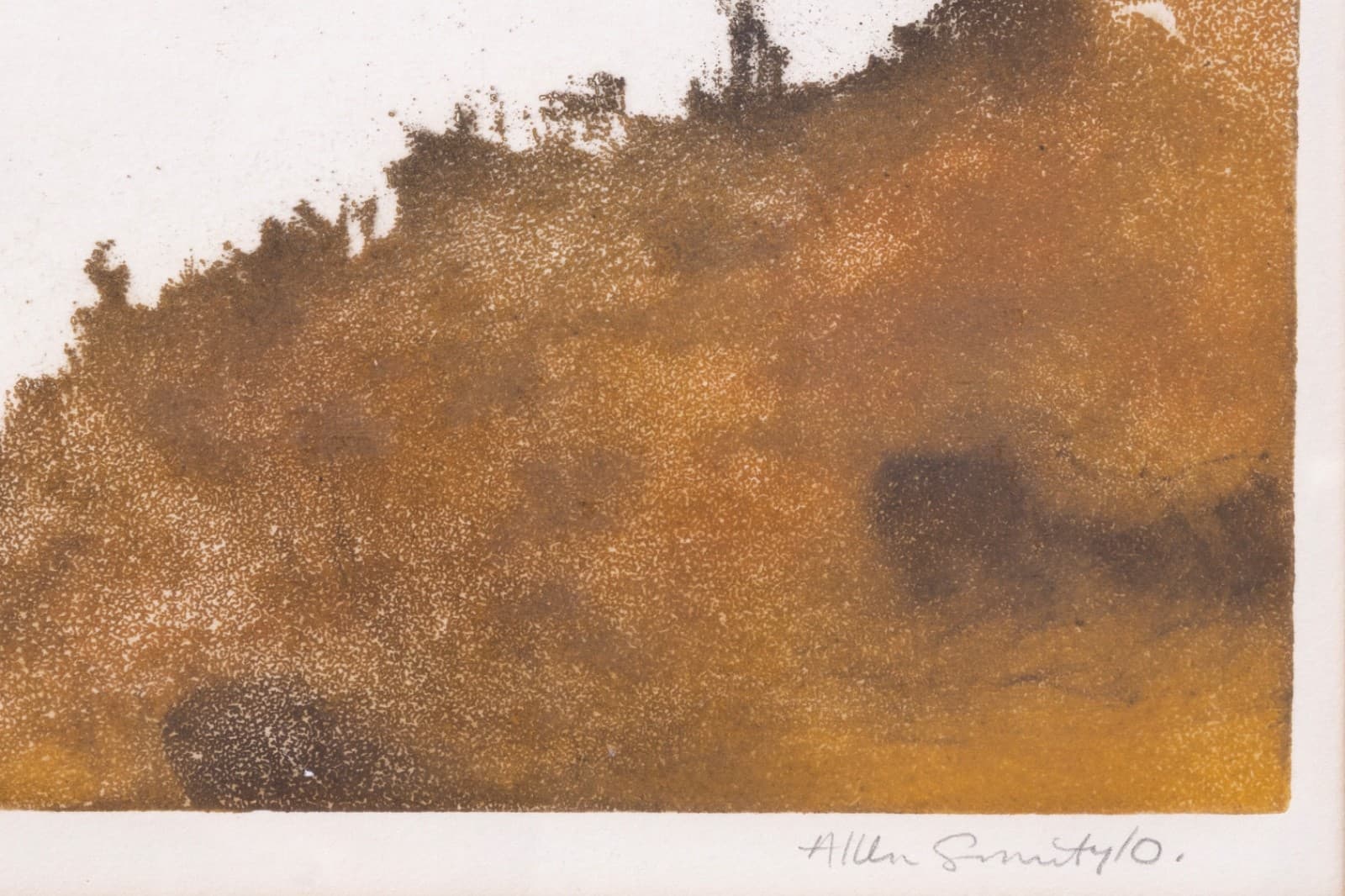 Allen Smutylo - Northern Grounds #4, 1985 Signed Etching 27/50 Modern Landscape - Thumbnail 5