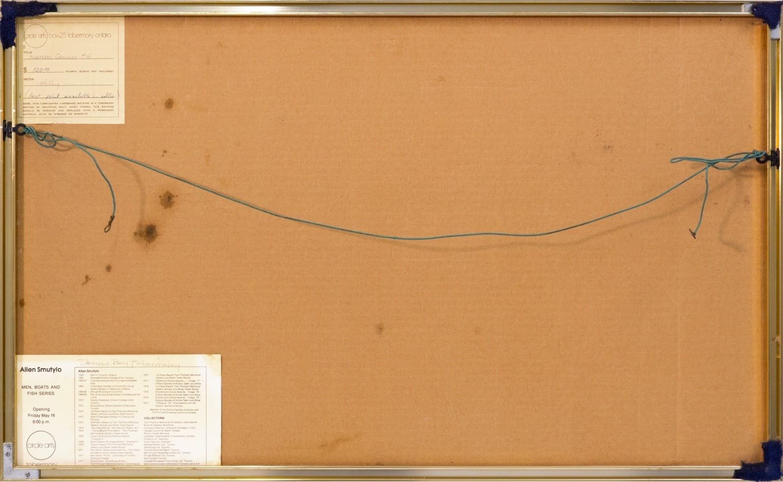 Allen Smutylo - Northern Grounds #4, 1985 Signed Etching 27/50 Modern Landscape - Thumbnail 6