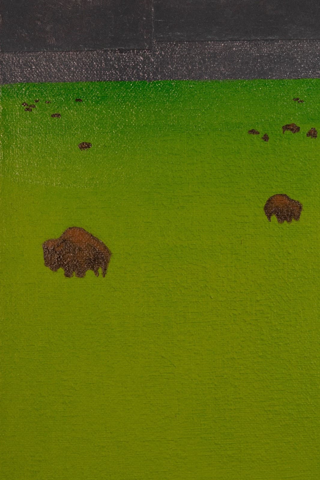 Marcus Cadman - Remaining True 2001 Signed Acrylic On Canvas Native American Art - Thumbnail 7
